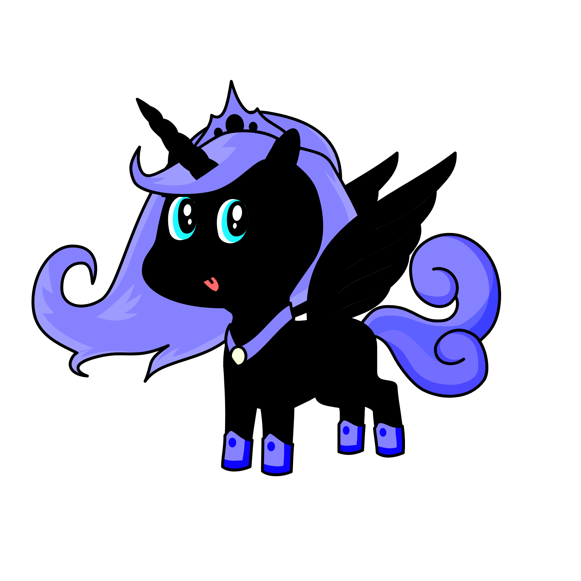 Nightmare Moon, the unicorn