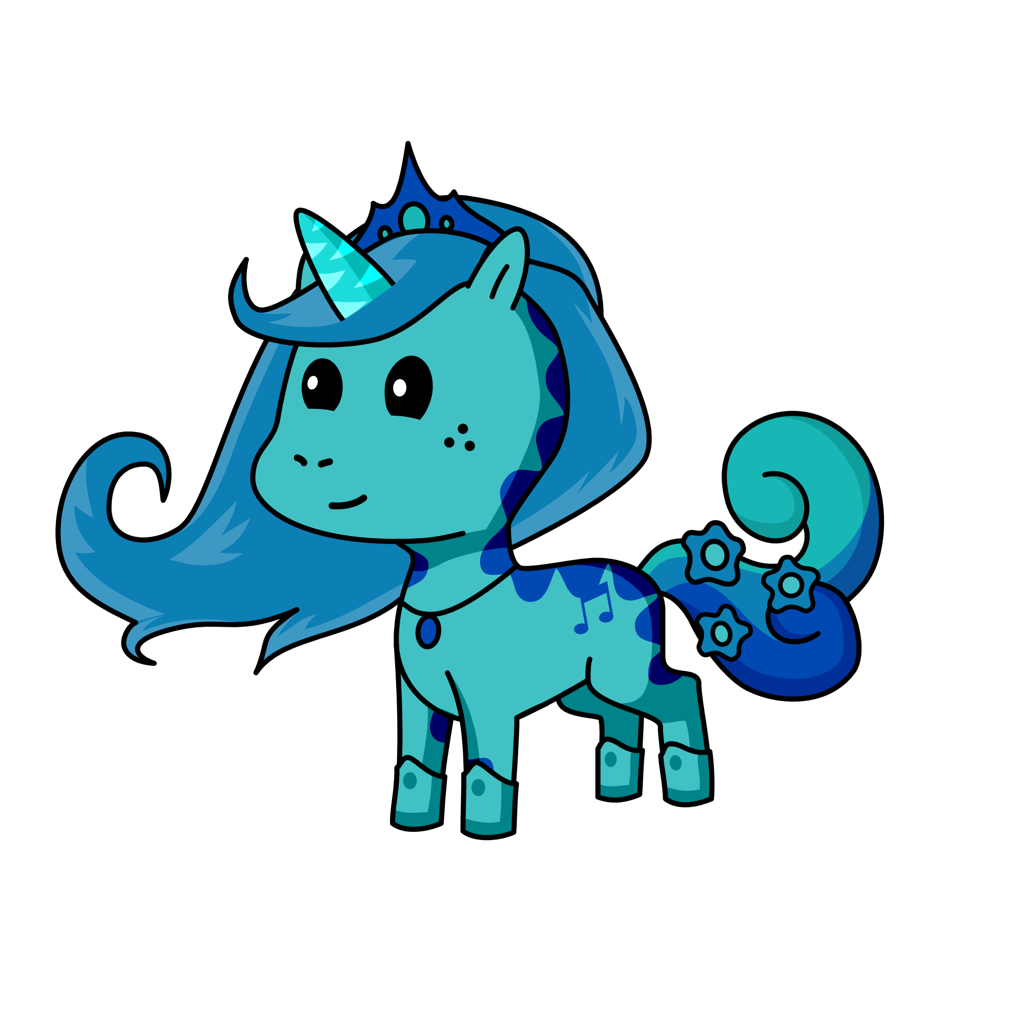 Ice queen , the unicorn