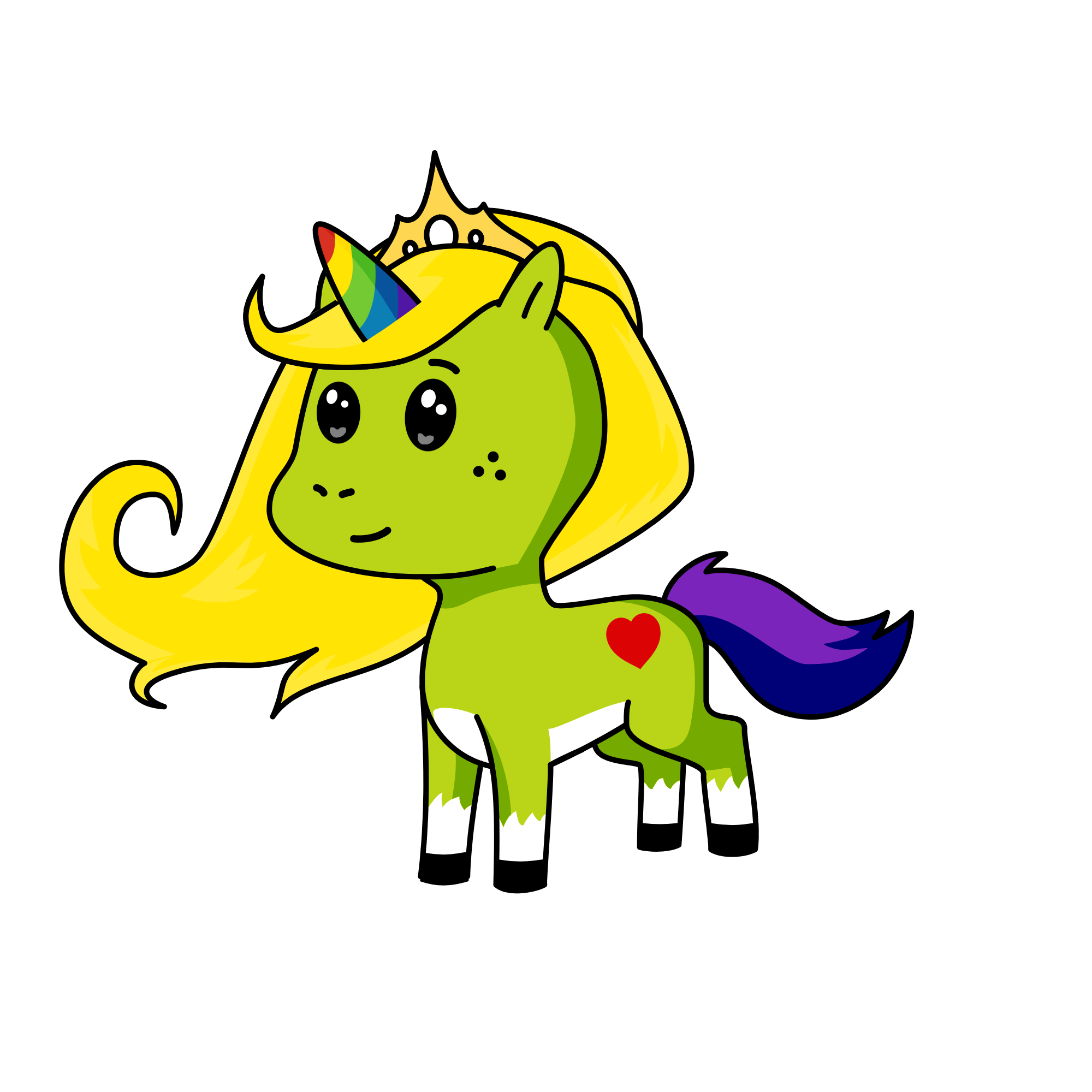 Princess Lime, the unicorn
