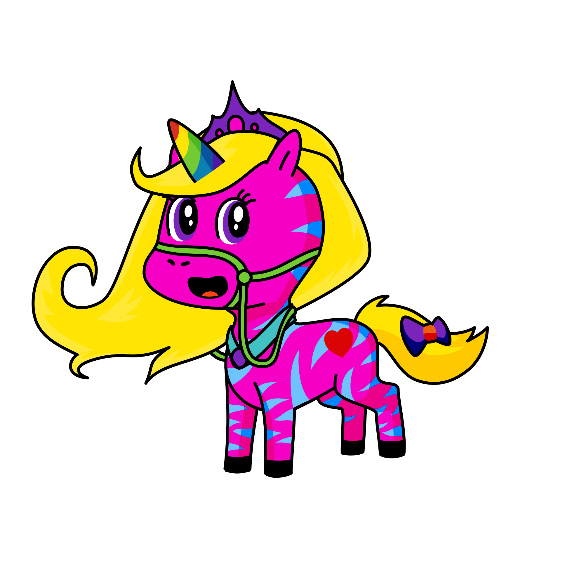 Bubblegum, the unicorn