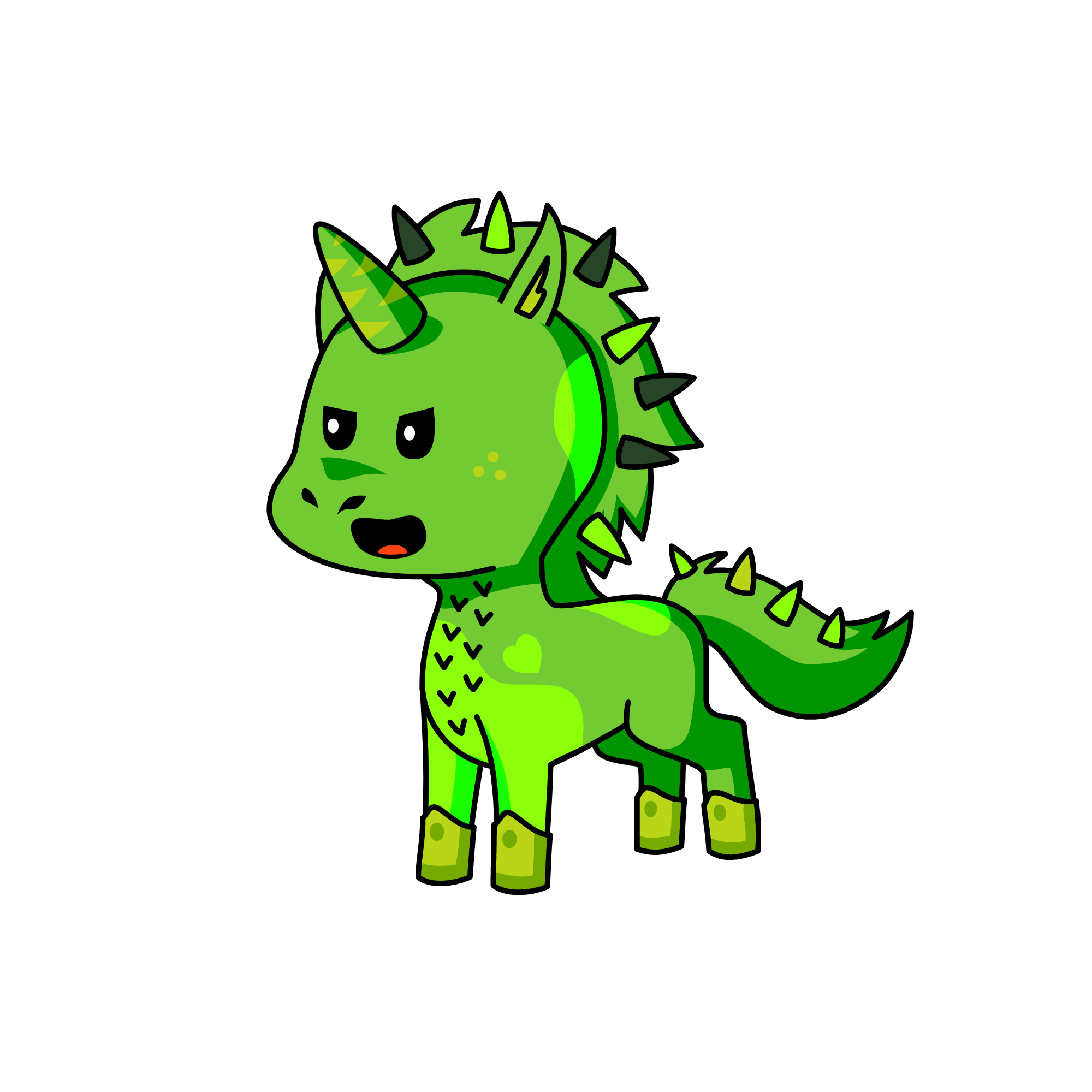 spike , the unicorn