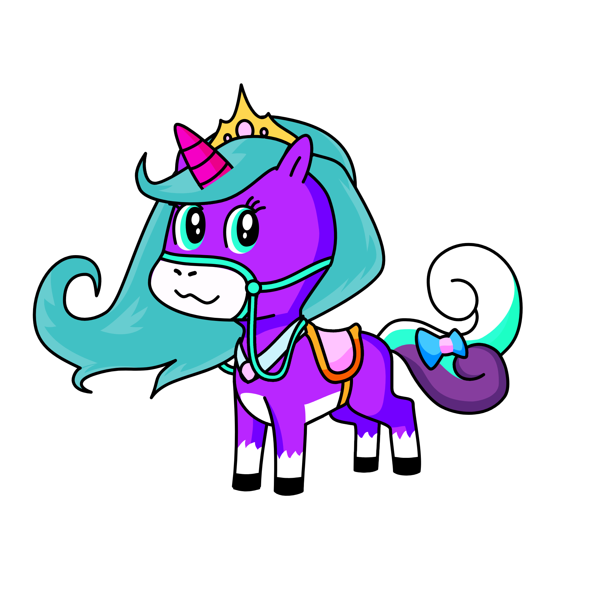 snone flake, the unicorn