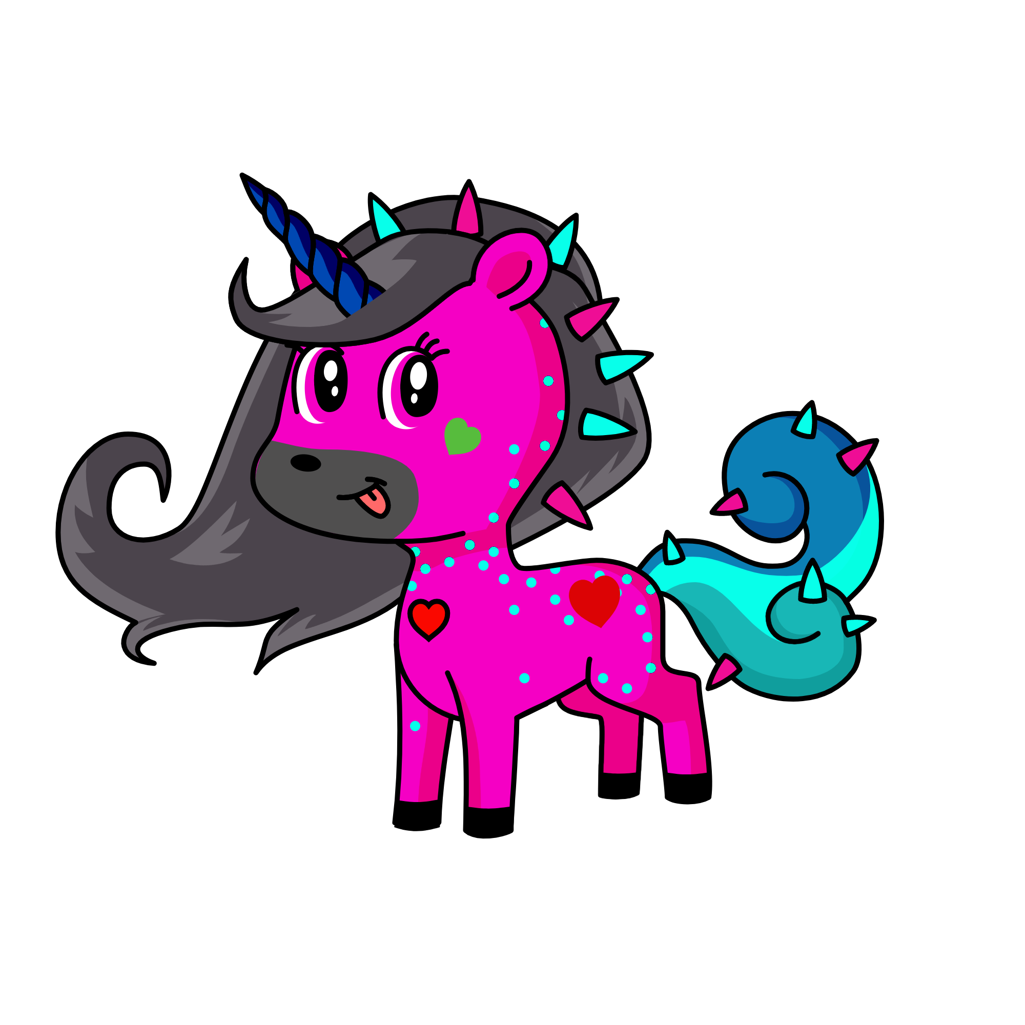 Queen, the unicorn
