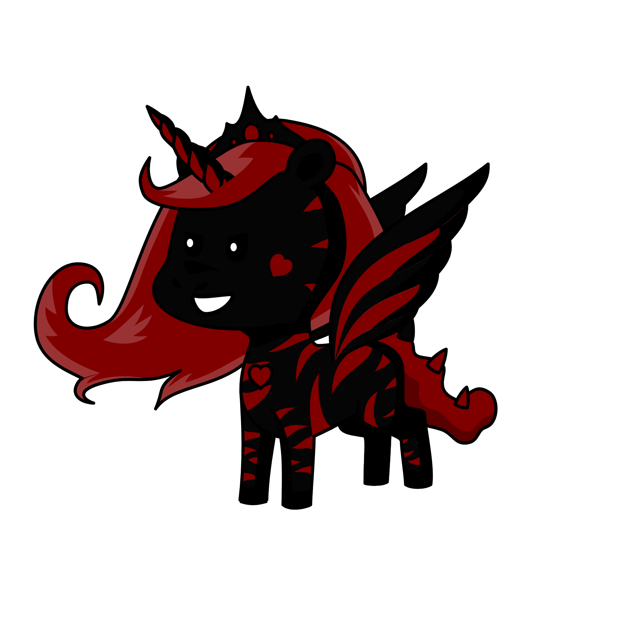 black queen af mean!, the unicorn