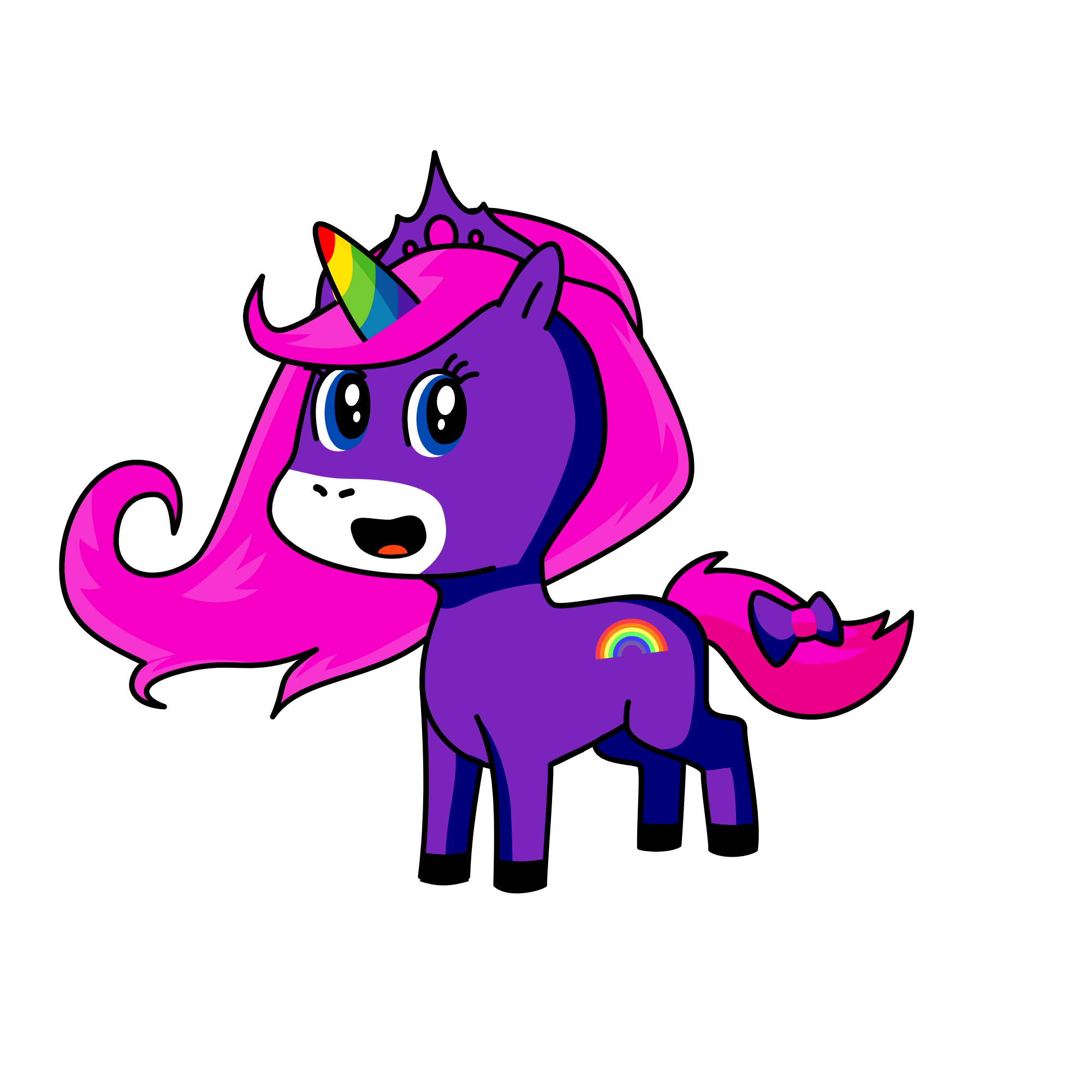 Bubblegum, the unicorn