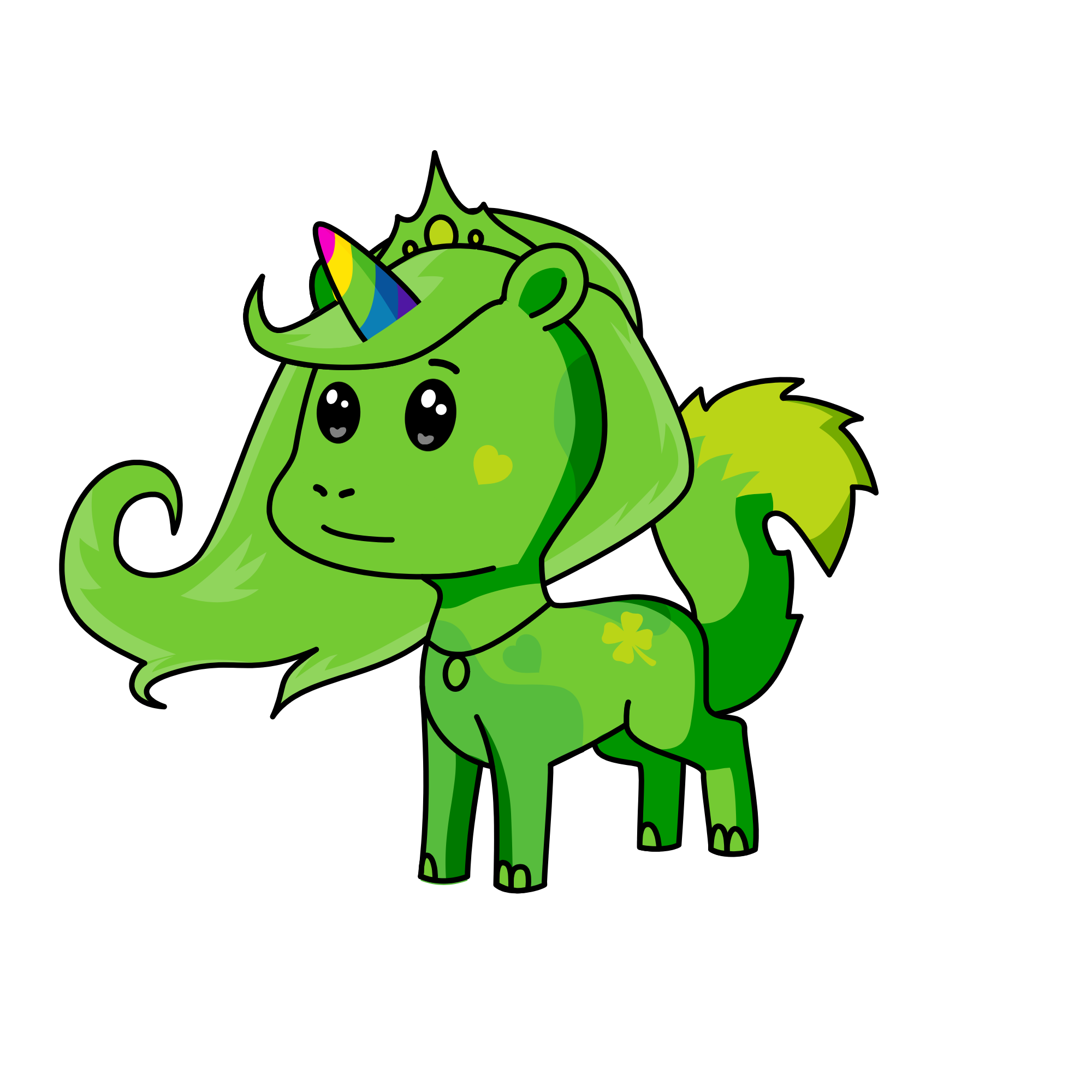 Queen earth, the unicorn