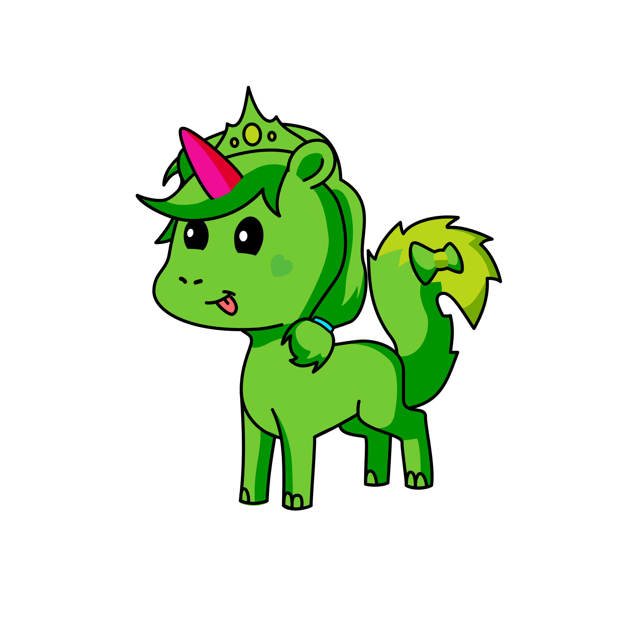 Princess earth , the unicorn