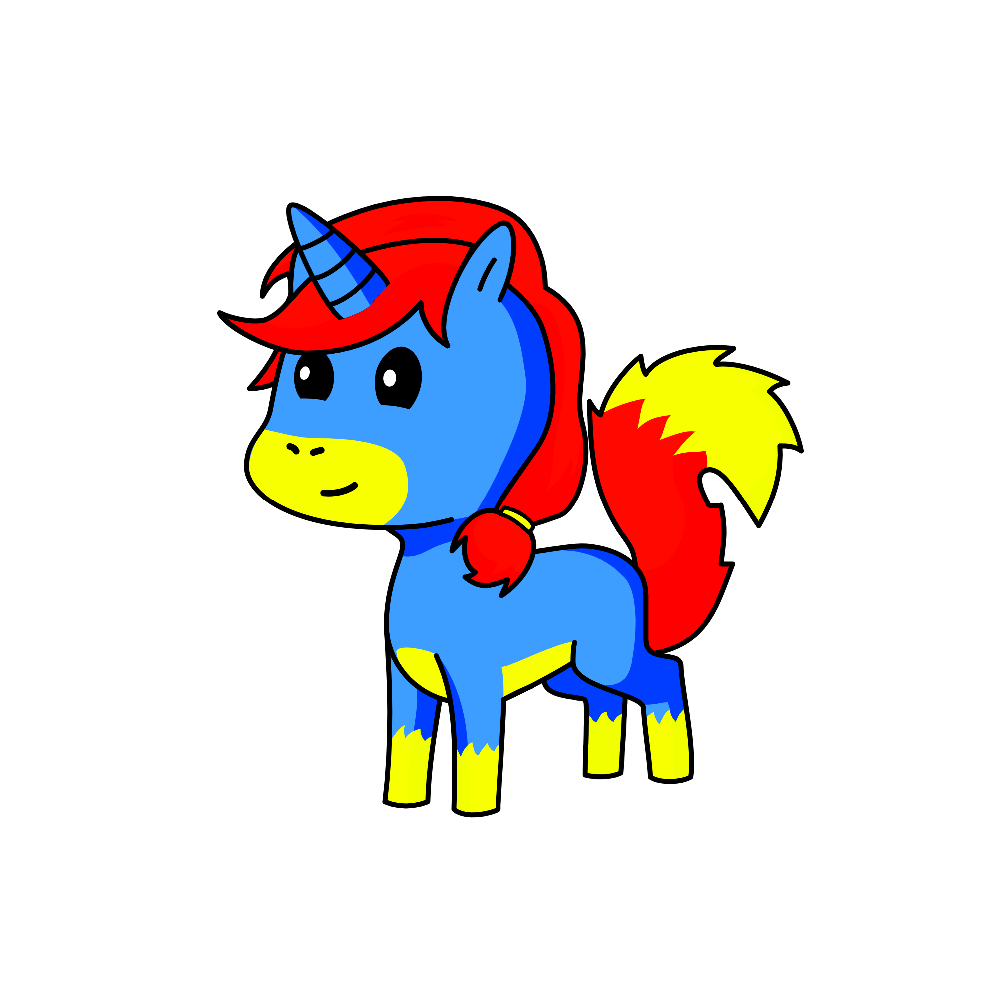 mini trickster, the unicorn