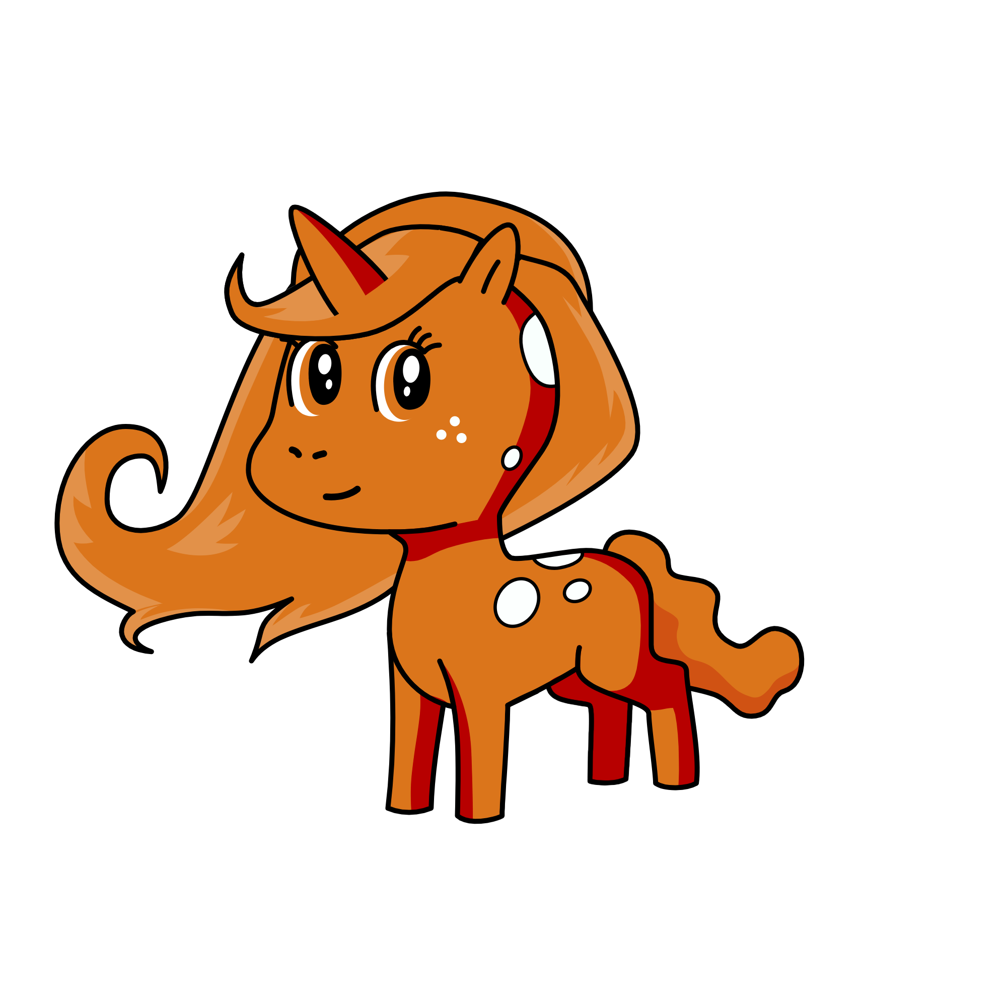 mini pretzel, the unicorn