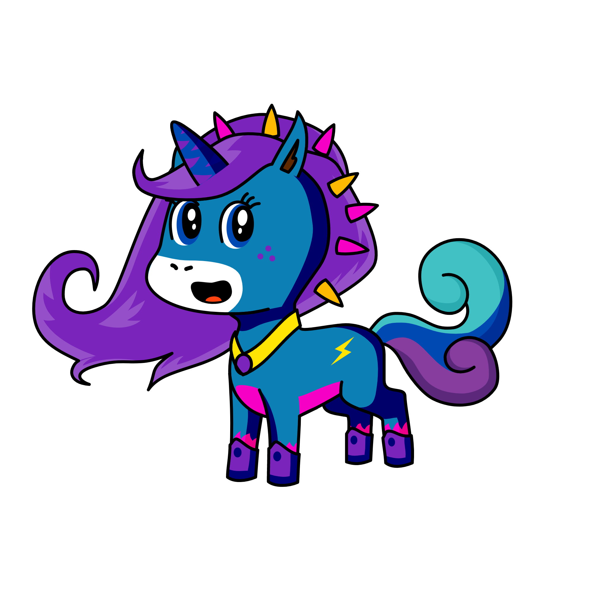 princess of the moon, the unicorn