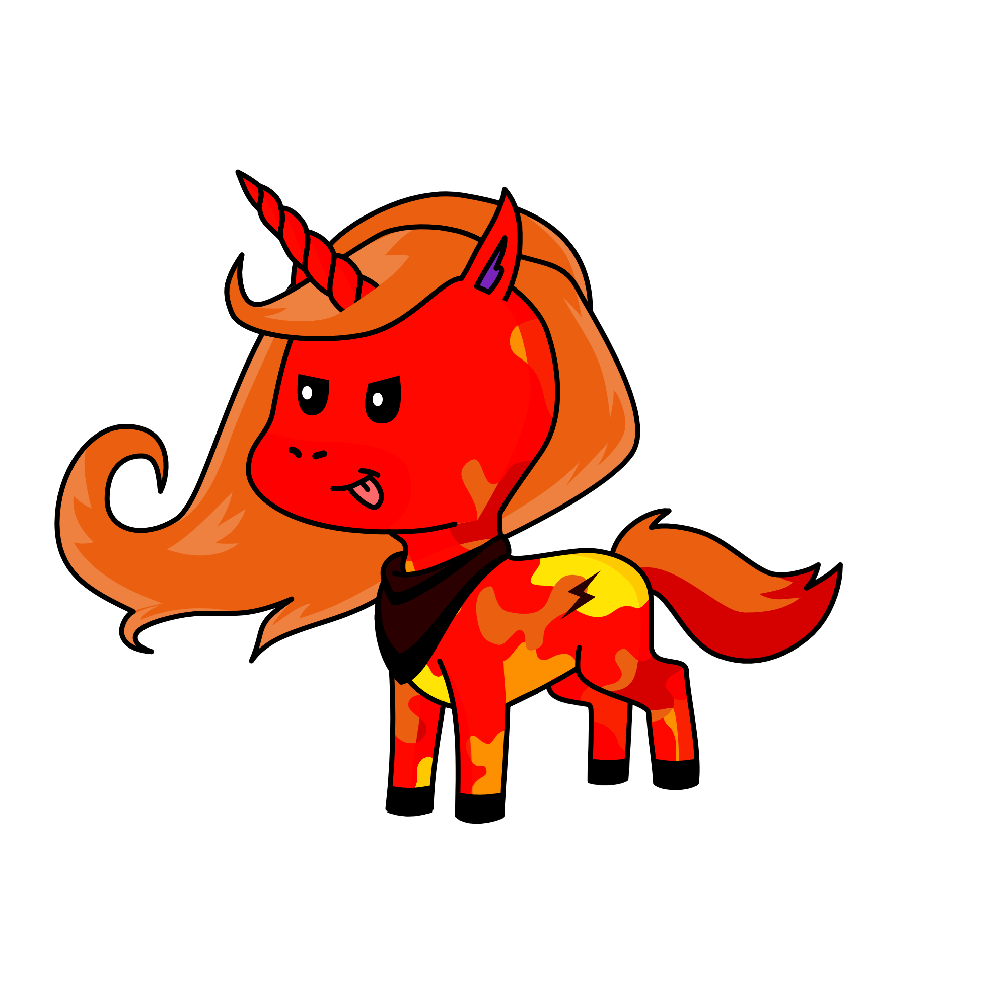fire, the unicorn