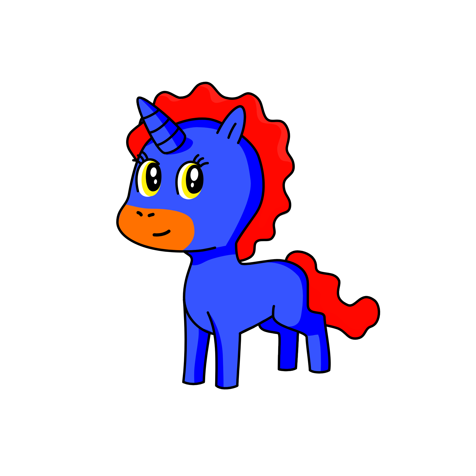 baby woodpecker, the unicorn