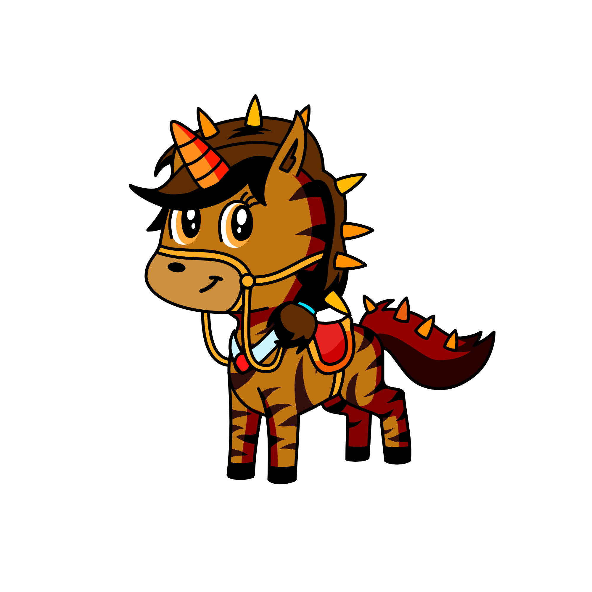 🔥fire ball🔥, the unicorn