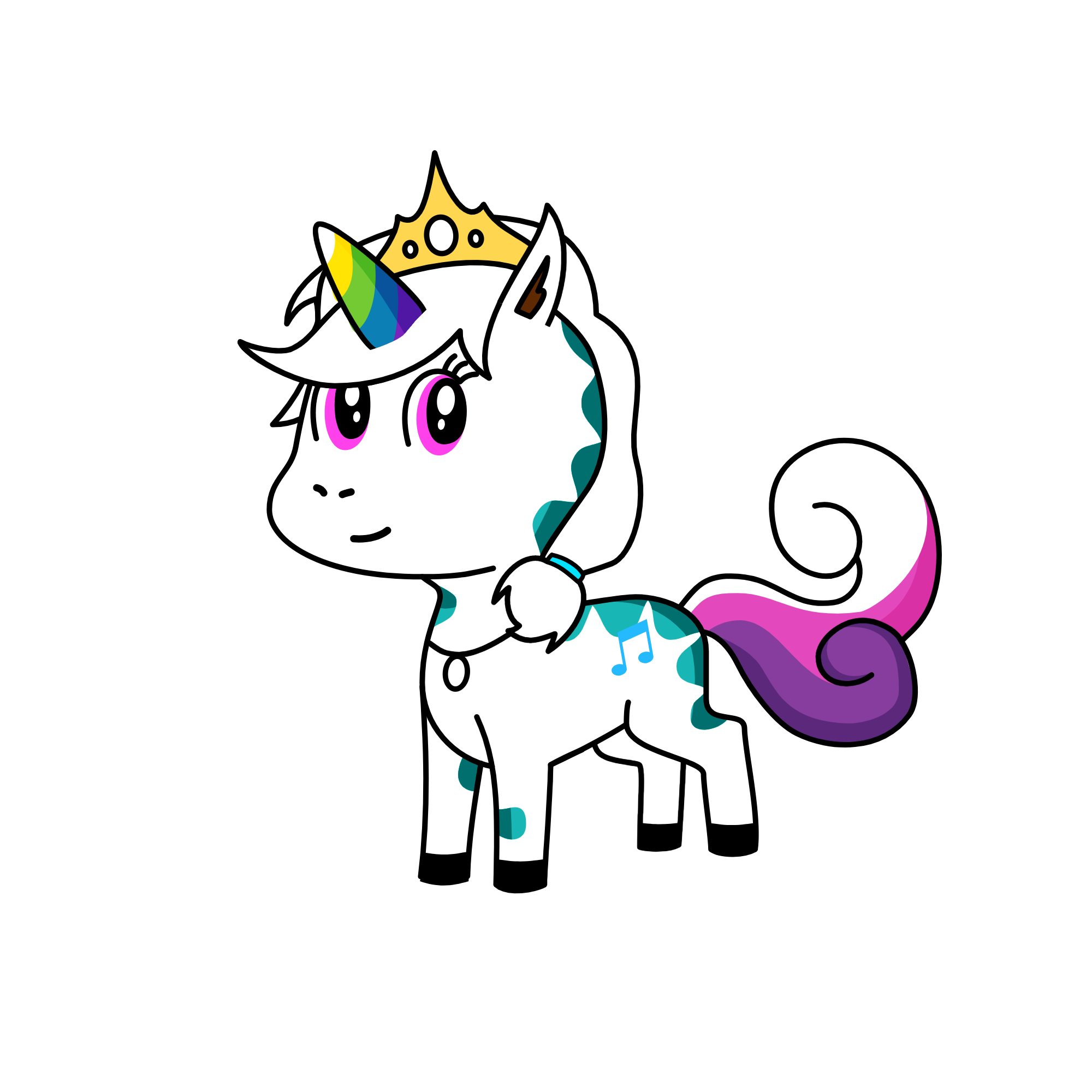 Shimmer Cone, the unicorn