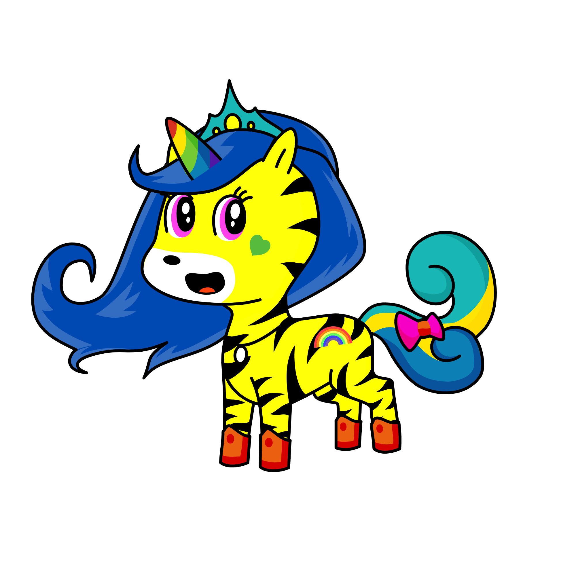 QUEENIE ANN  [ BE WIE WIE], the unicorn