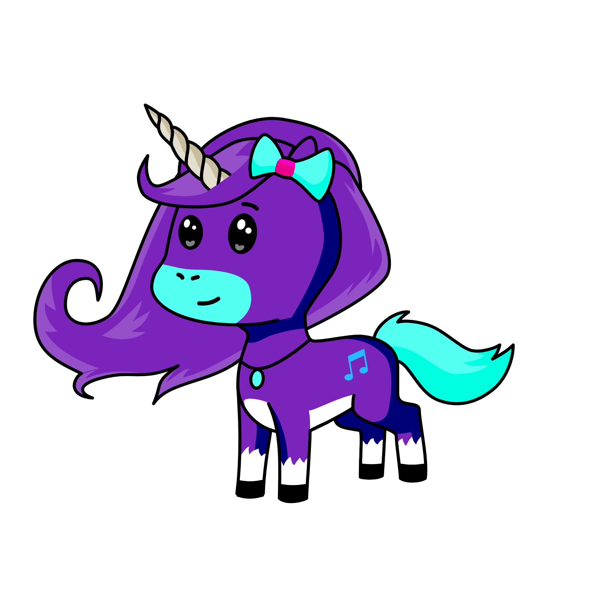 Amethyst, the unicorn