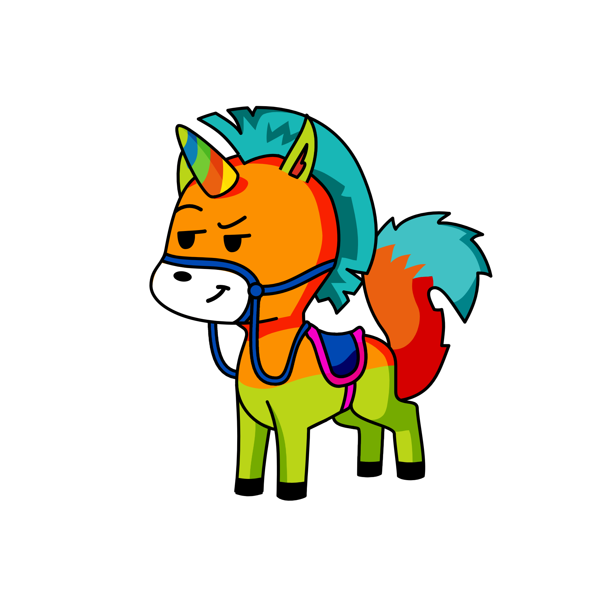 Spaslig, the unicorn