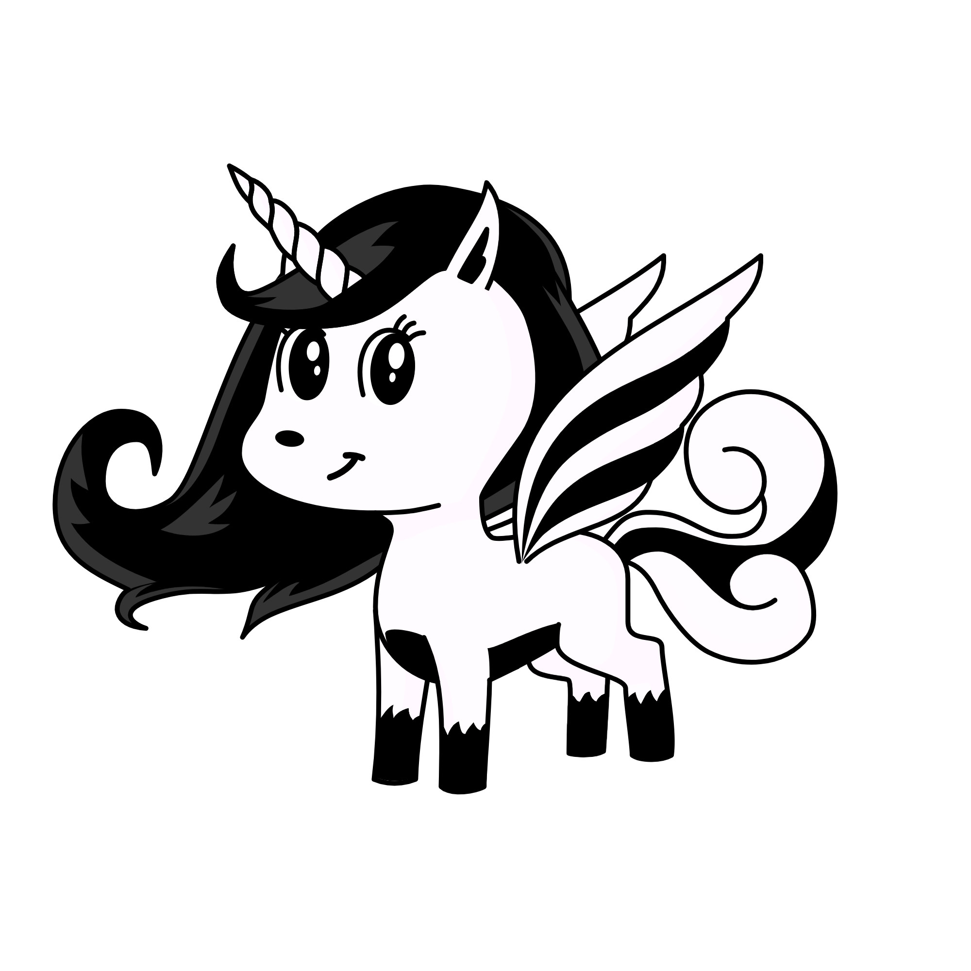 >w<, the unicorn