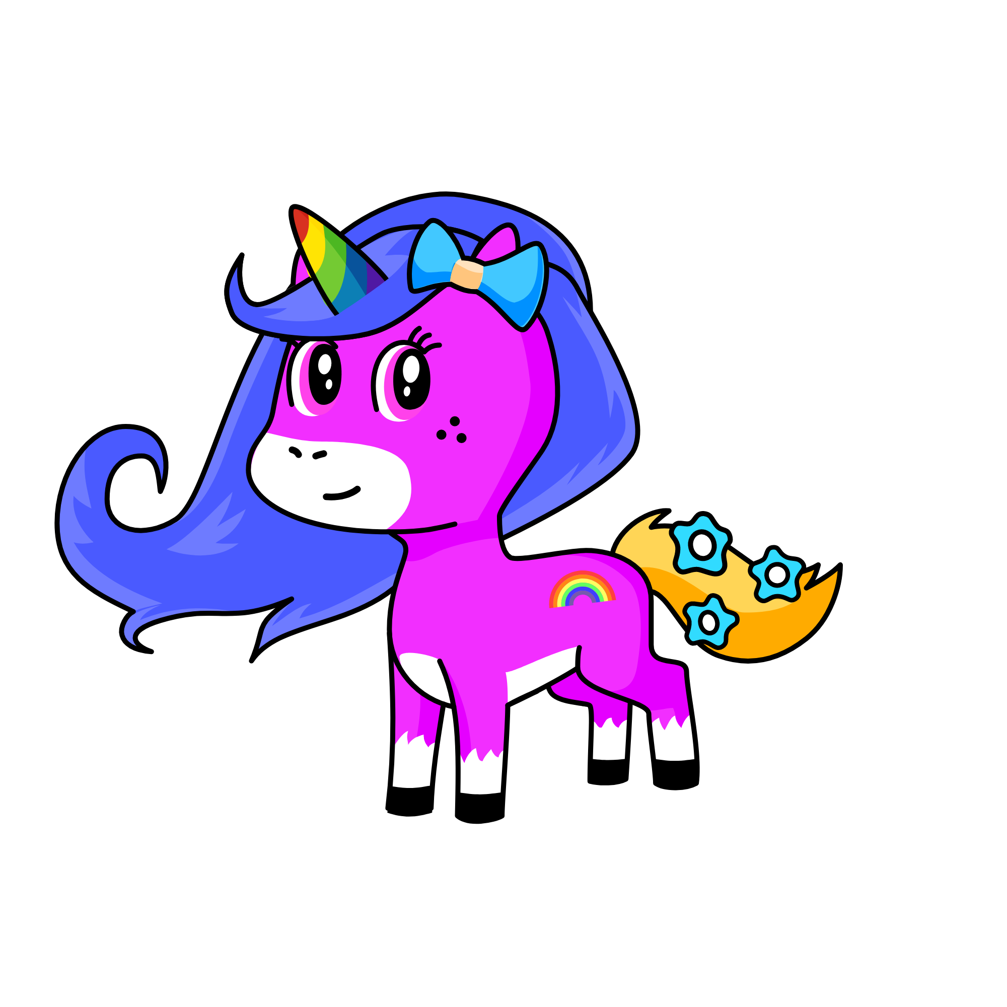 fluufi, the unicorn