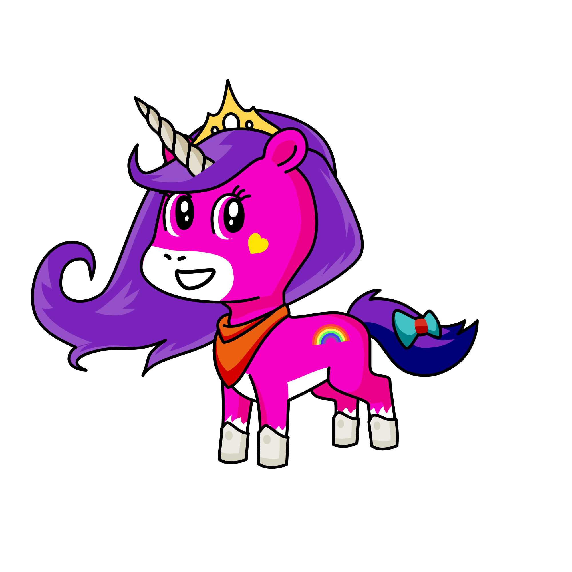 summer the queen , the unicorn