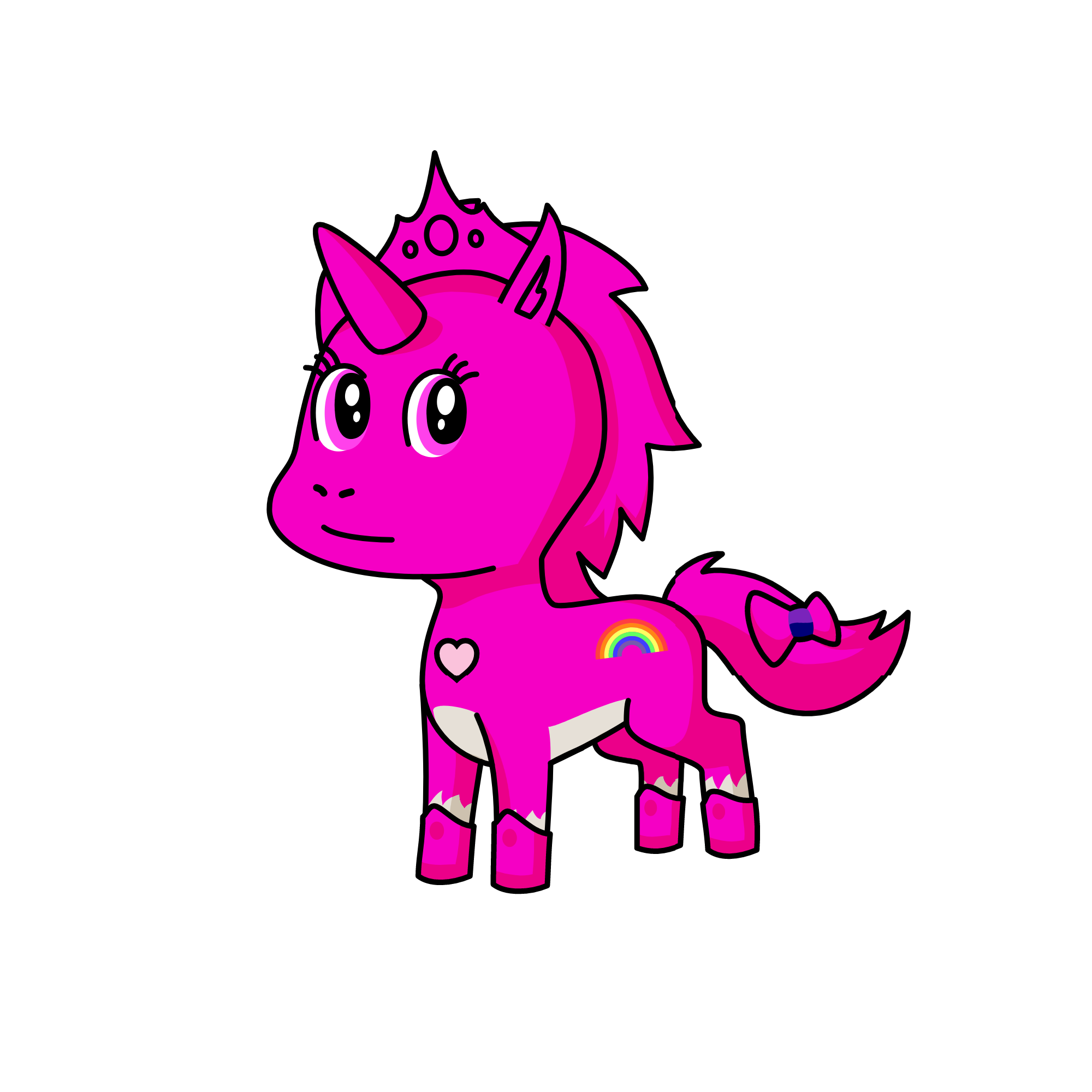 pinky, the unicorn