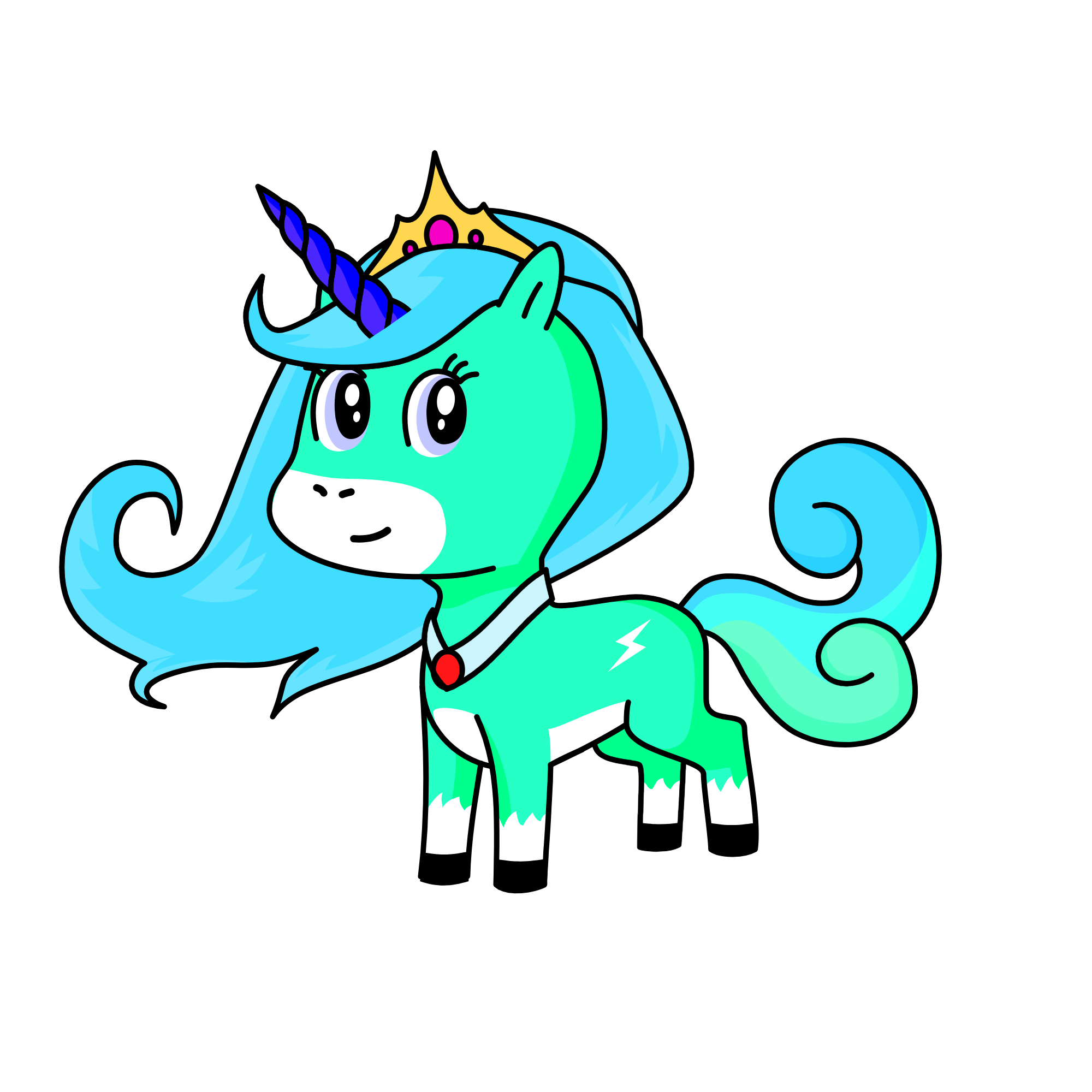 Princess Jewel, the unicorn