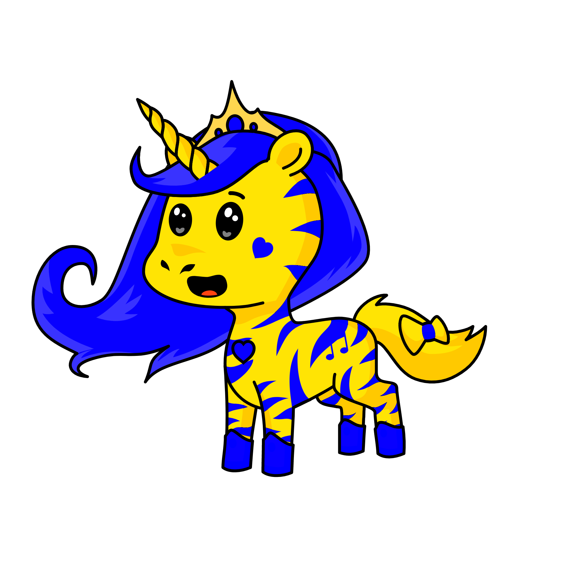 i am a blue banna blue i banna!!!!!!!!, the unicorn