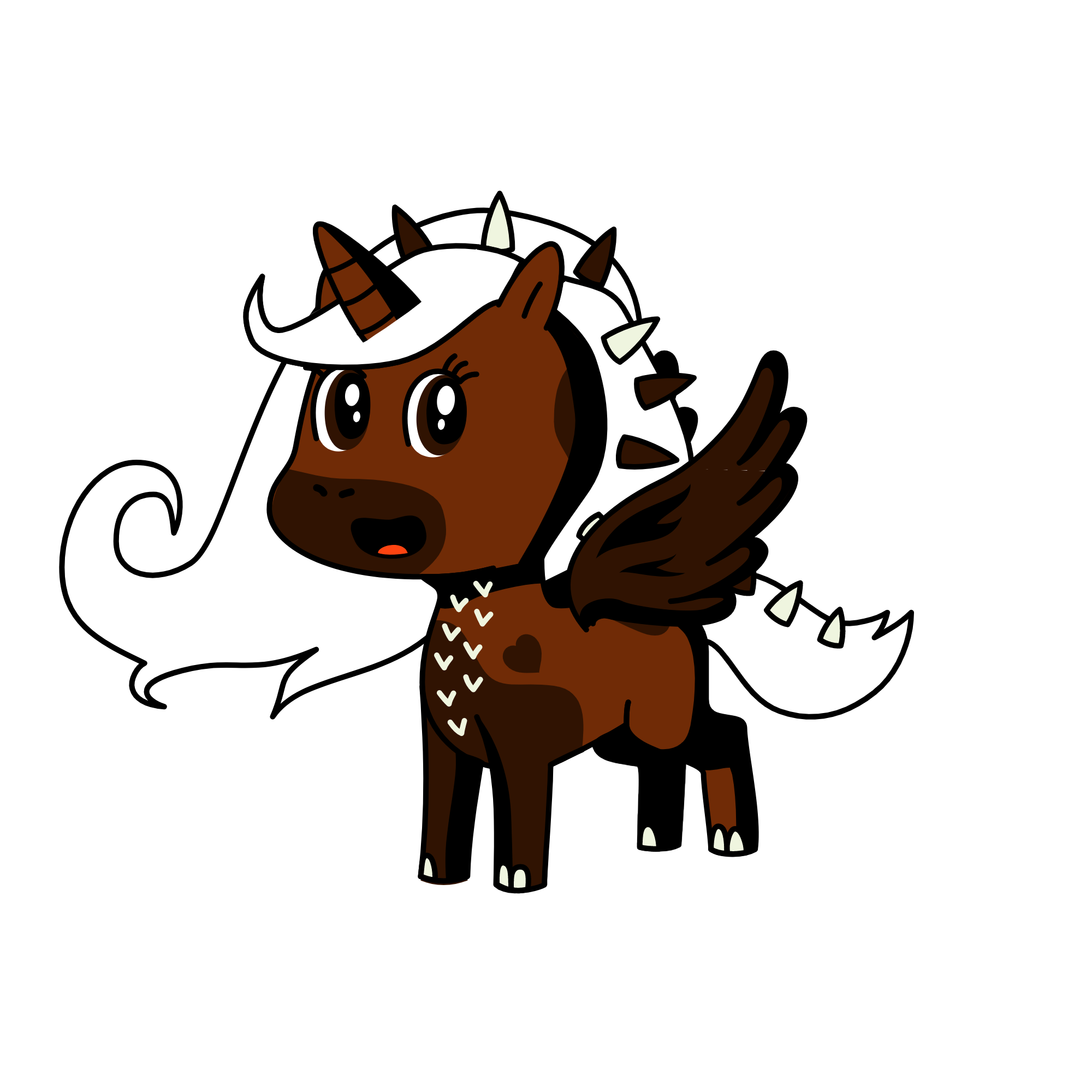 Mocha Cookie Cream, the unicorn