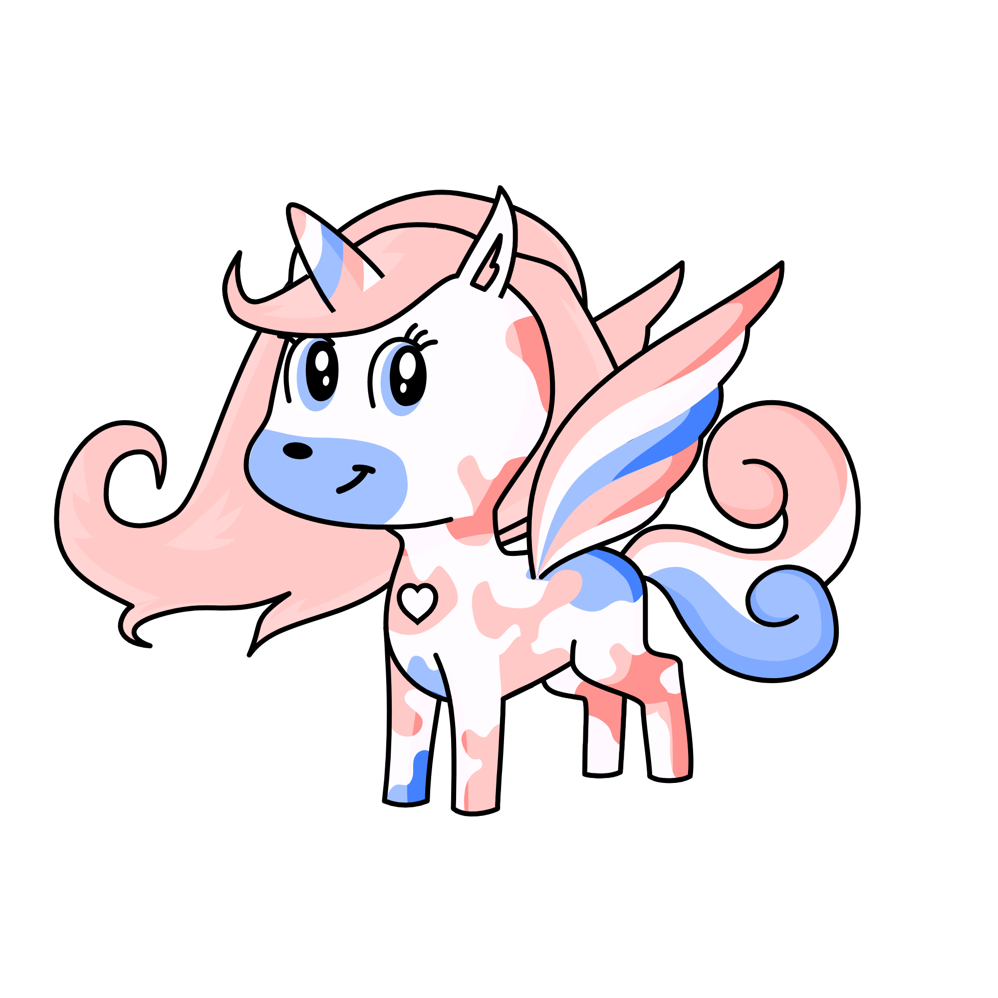 Popsicle, the unicorn
