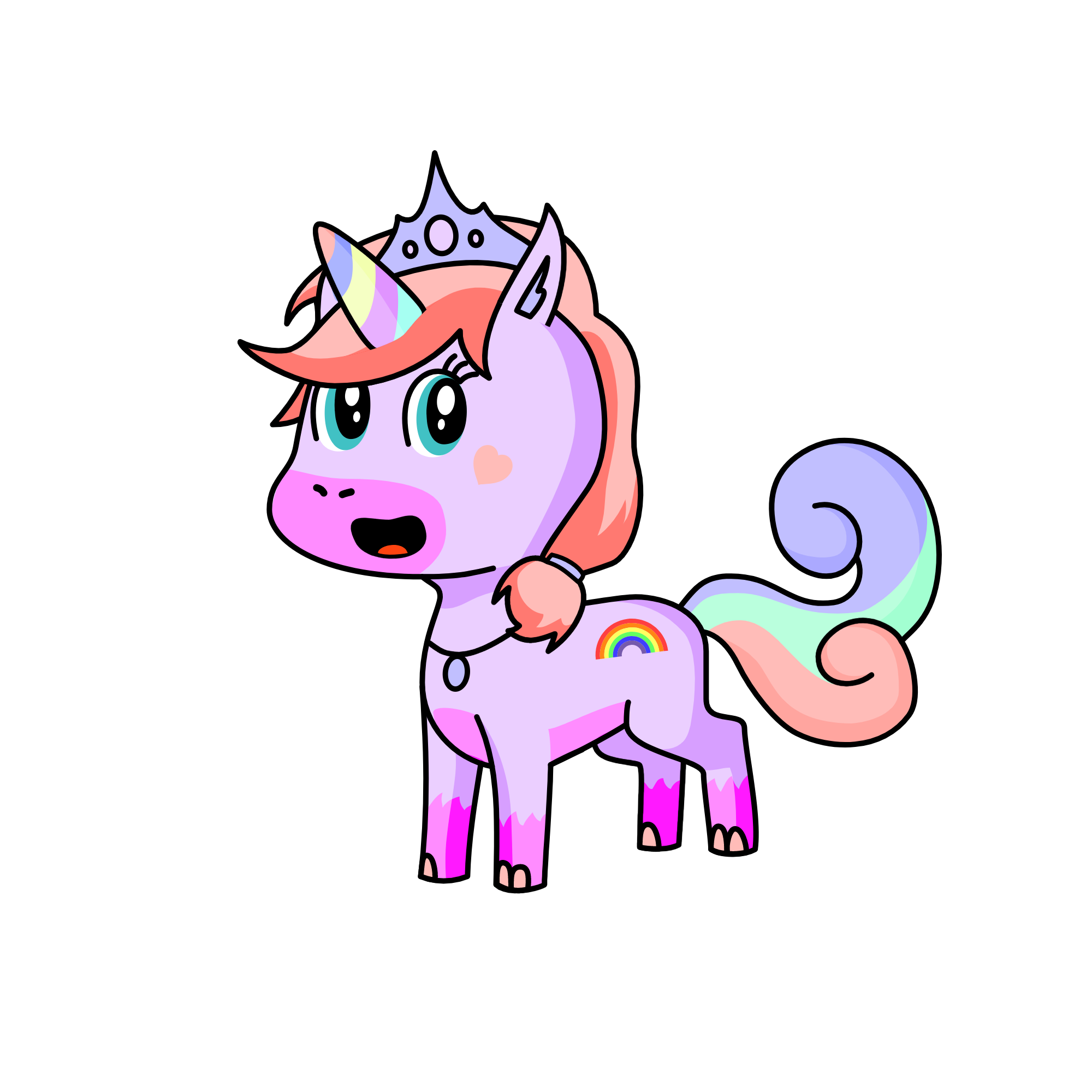 Princess Rainbow Sparkle Farts of Unicornia, the unicorn