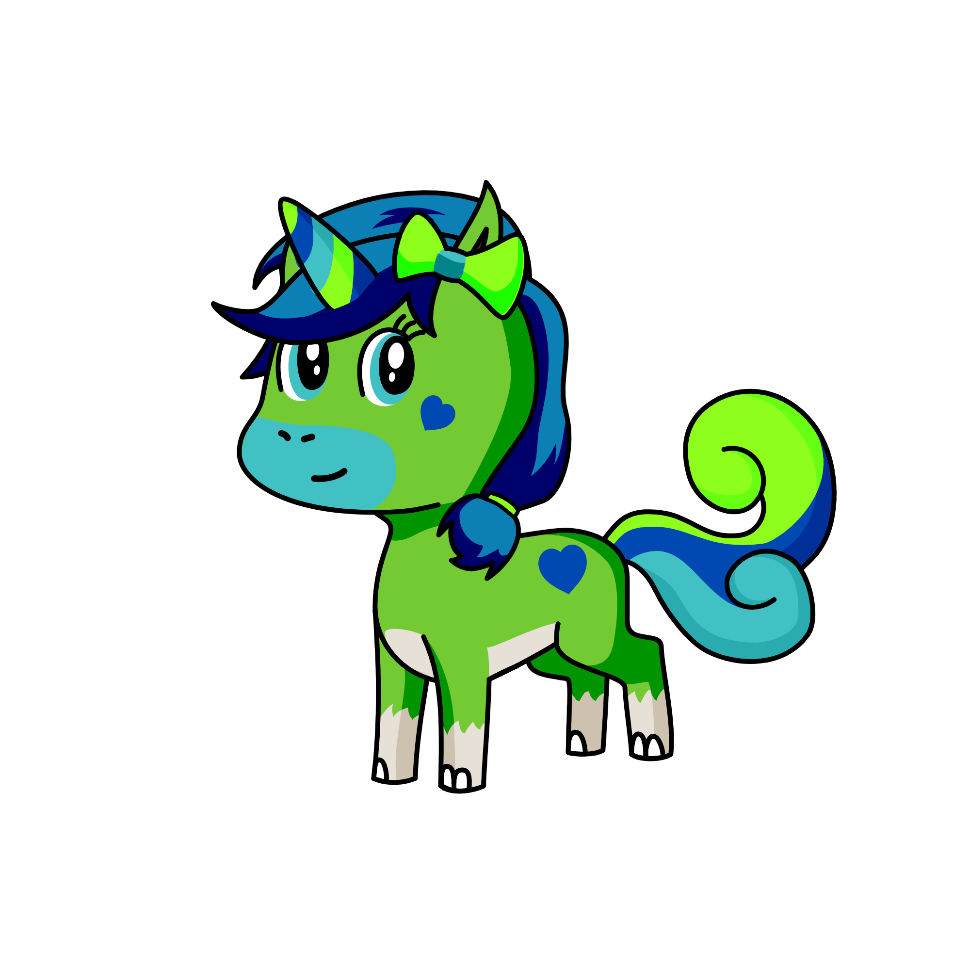 Stardust, the unicorn