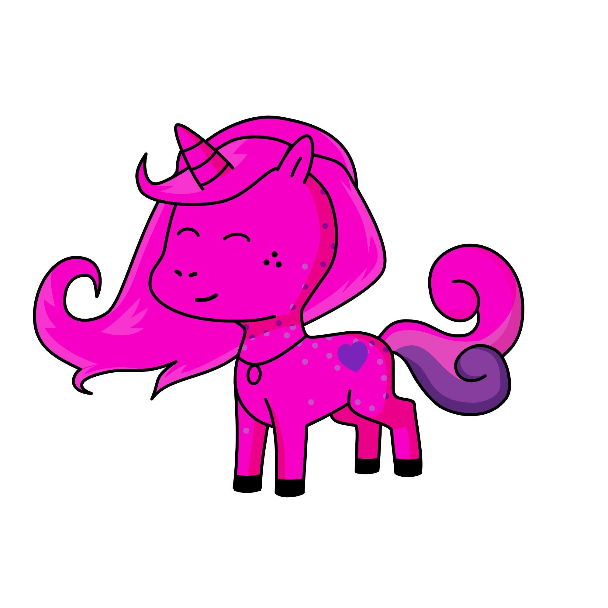 PINKY, the unicorn