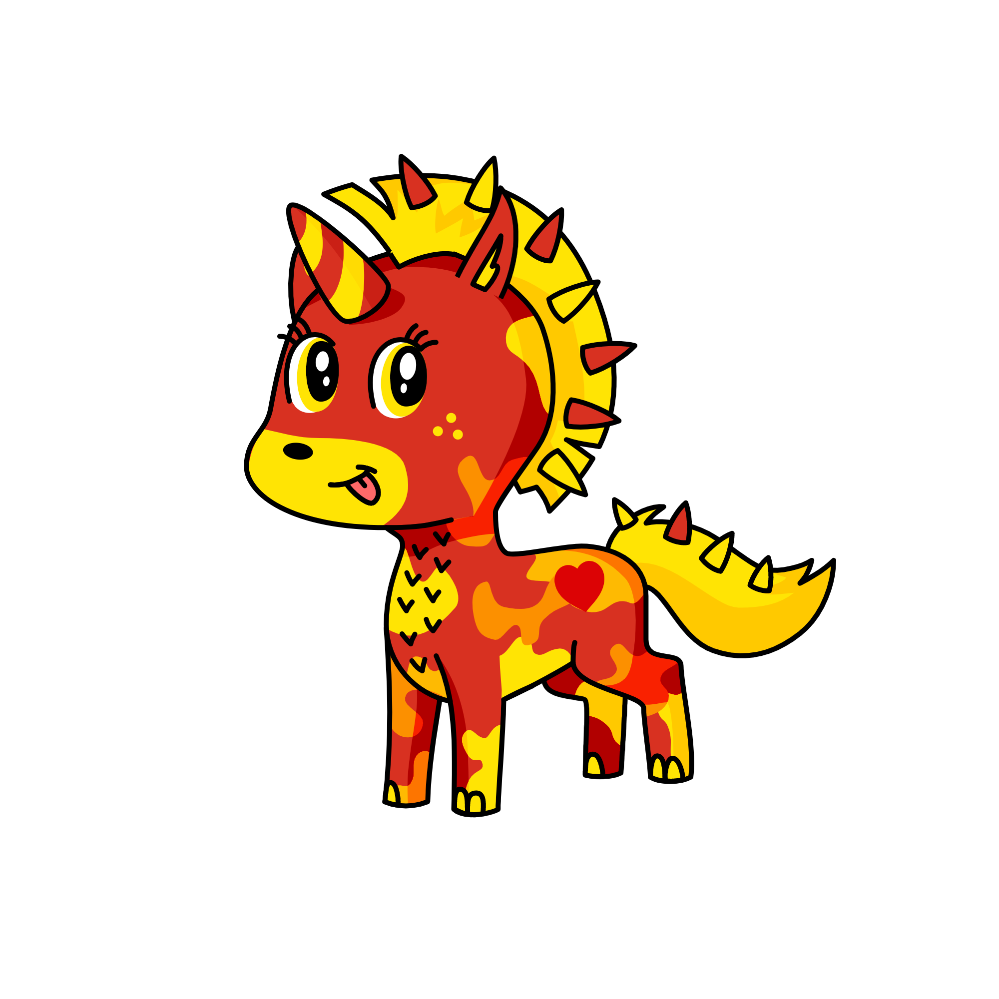 fire, the unicorn
