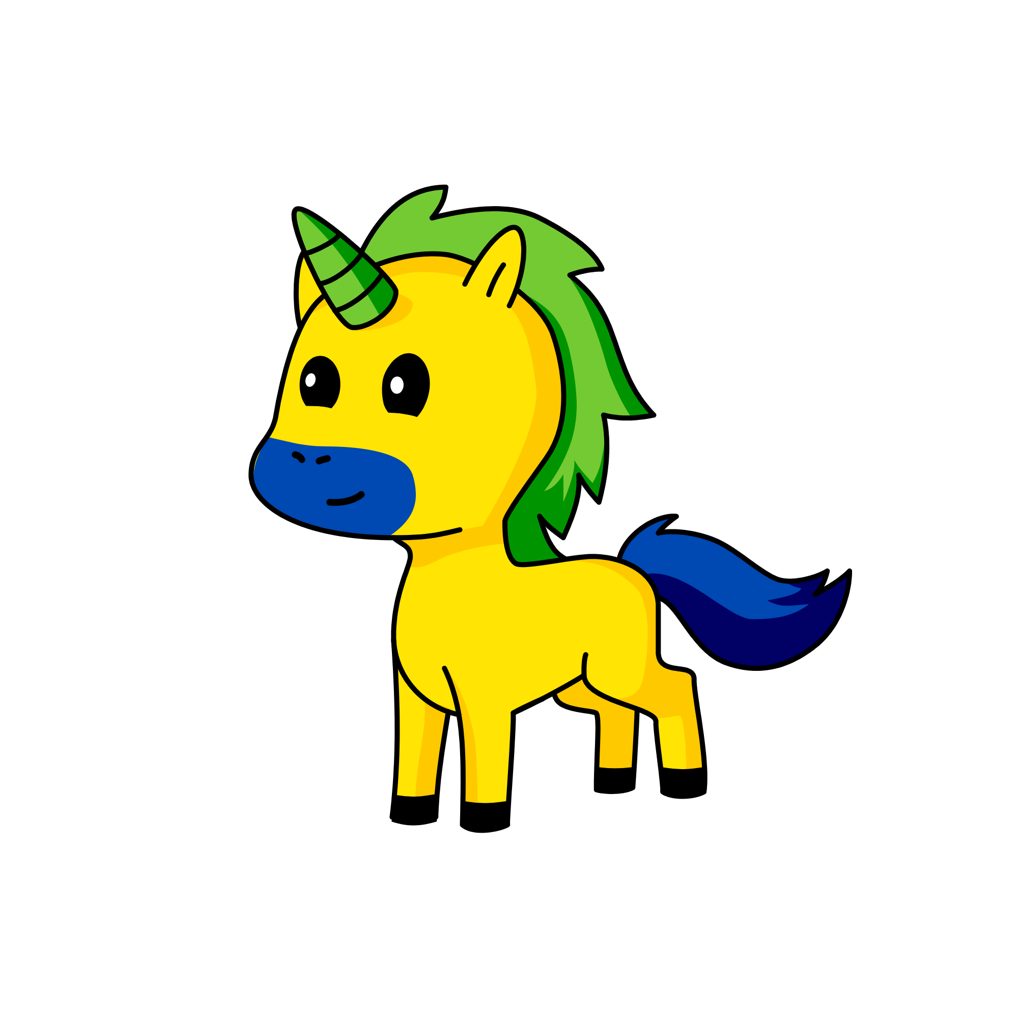 Colon, the unicorn