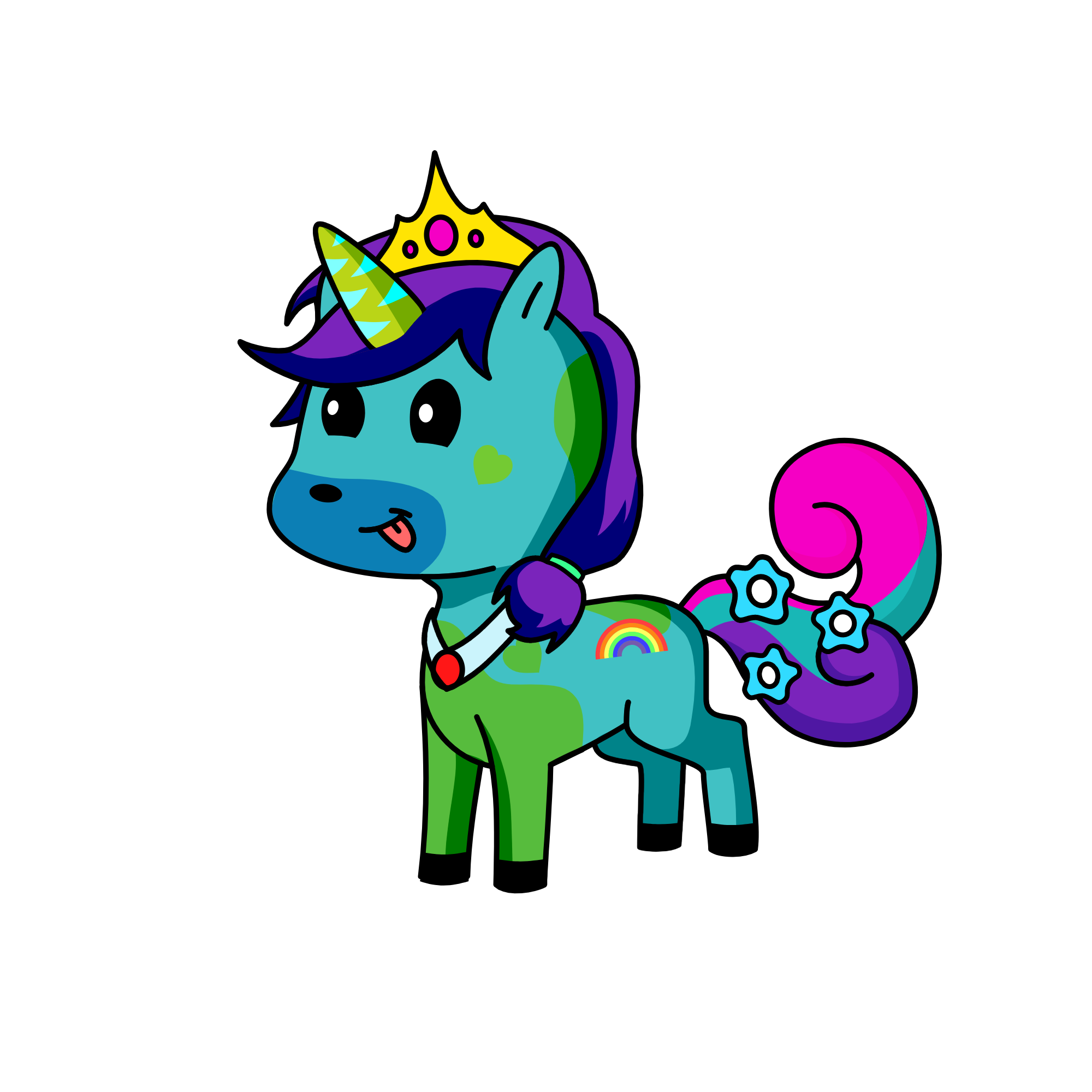 winter, the unicorn