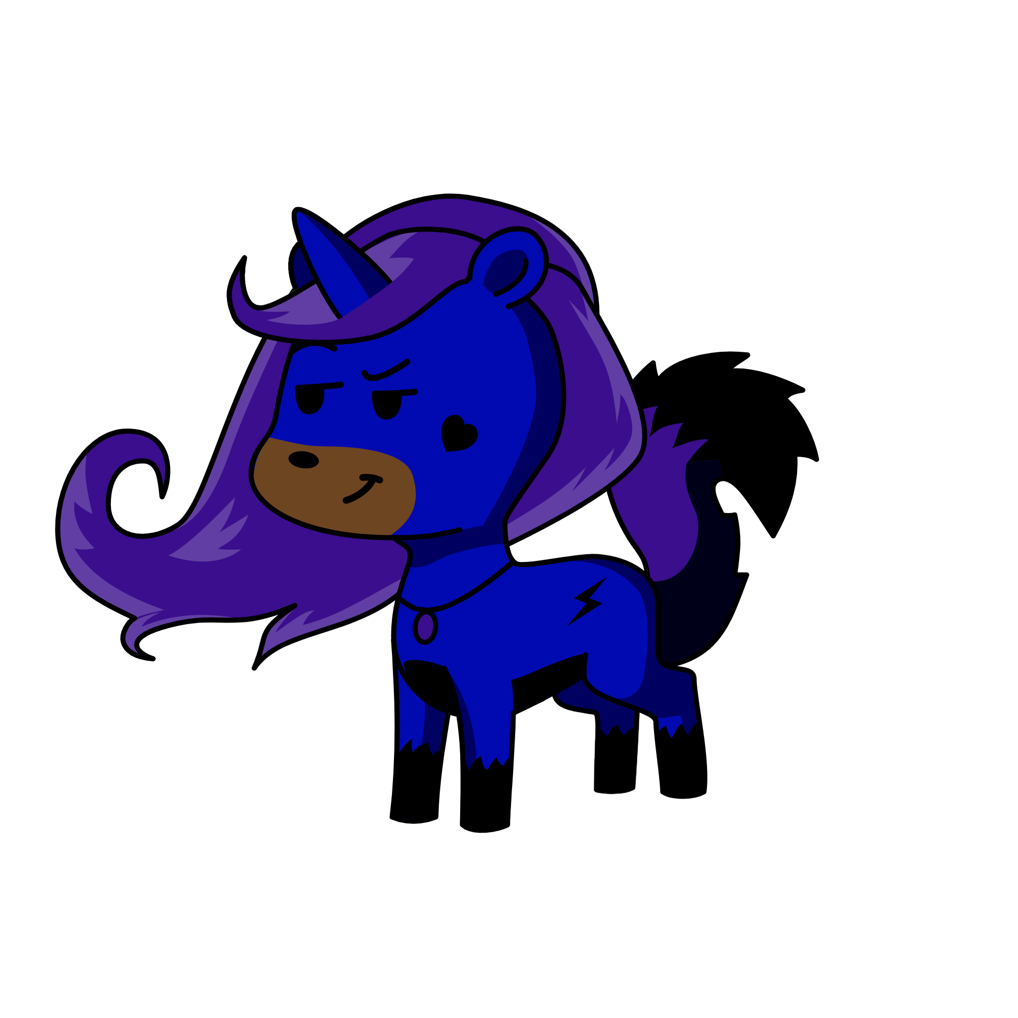 hi I'm me (;, the unicorn