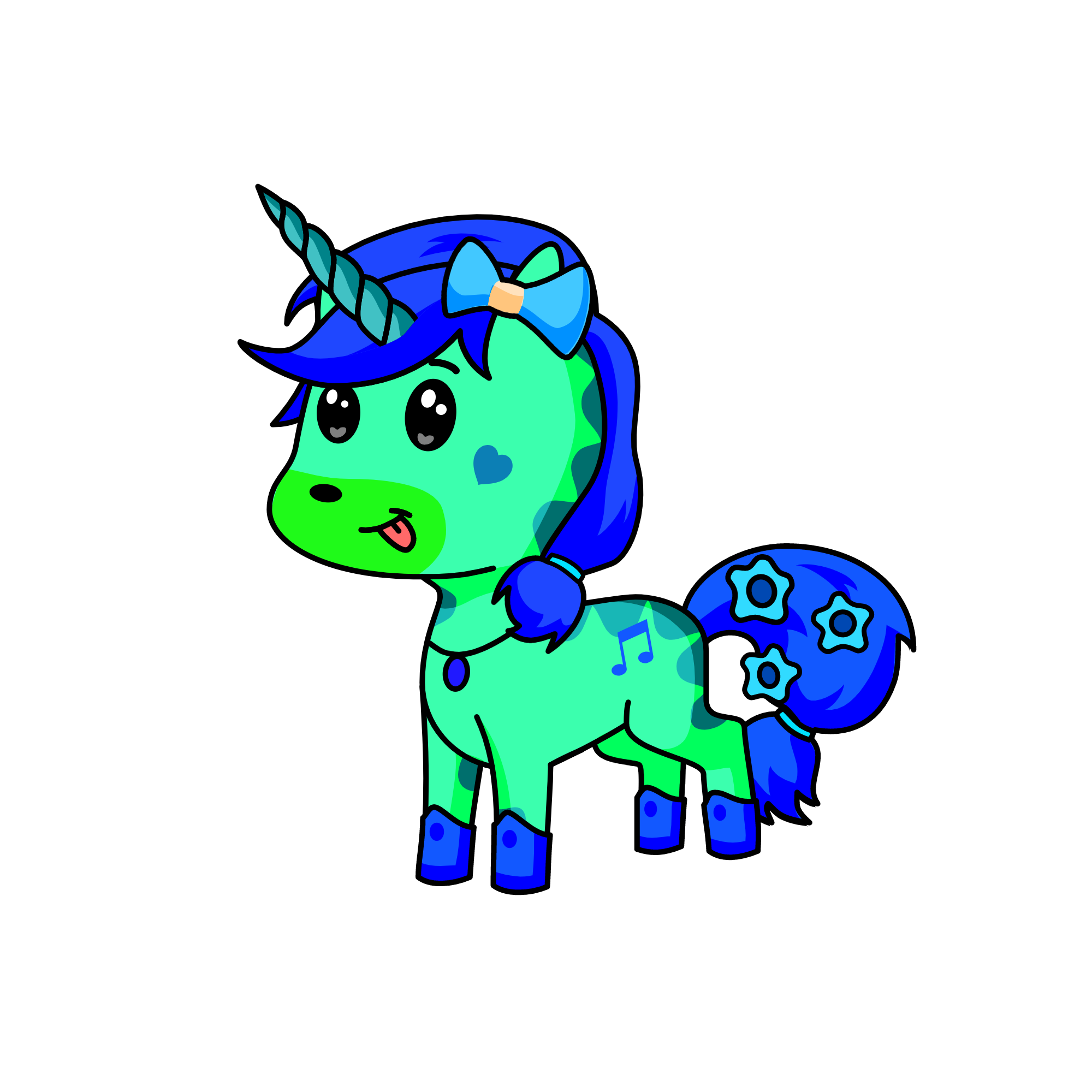 Sky, the unicorn