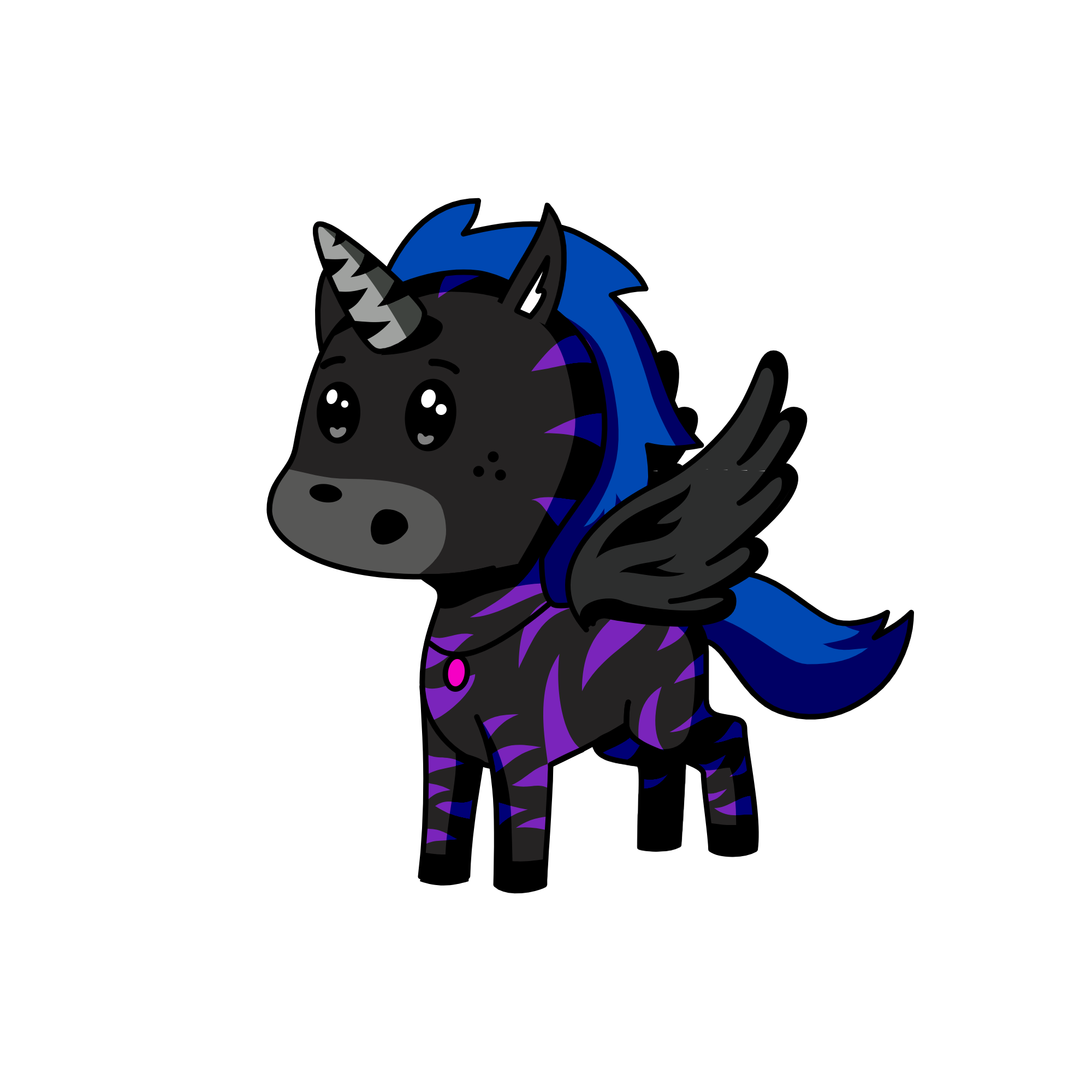 Midnight, the unicorn