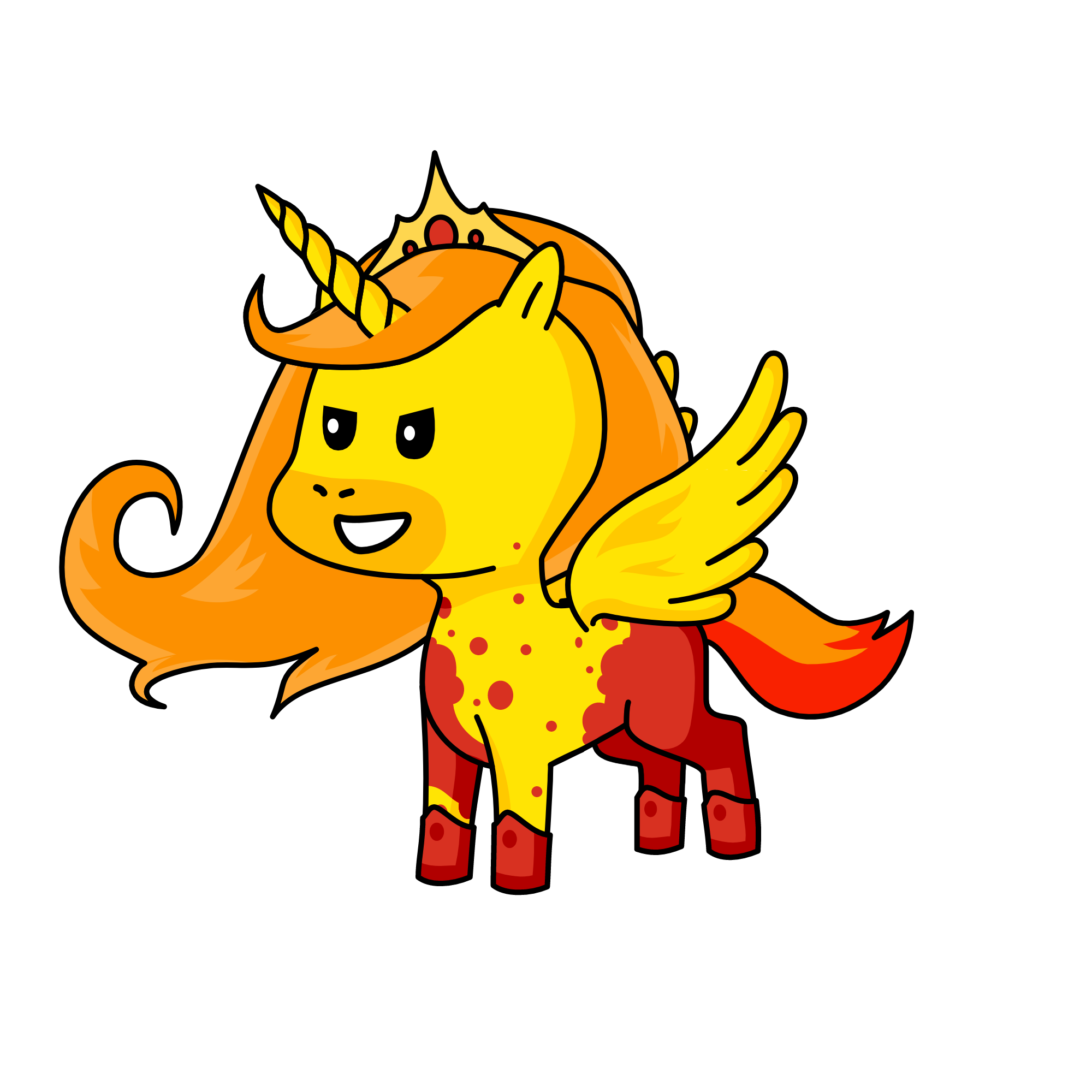 sun, the unicorn