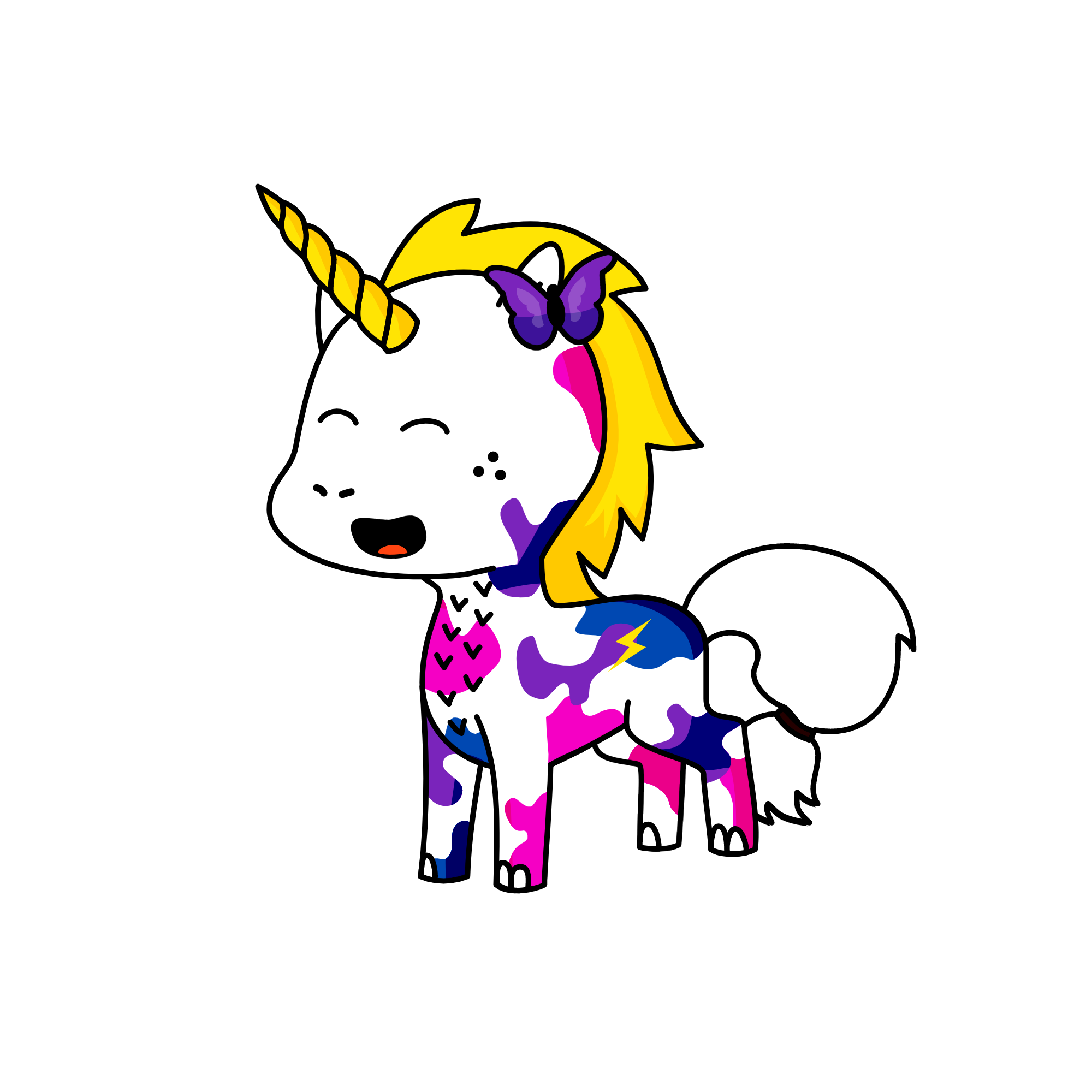Denki Kaminari, the unicorn