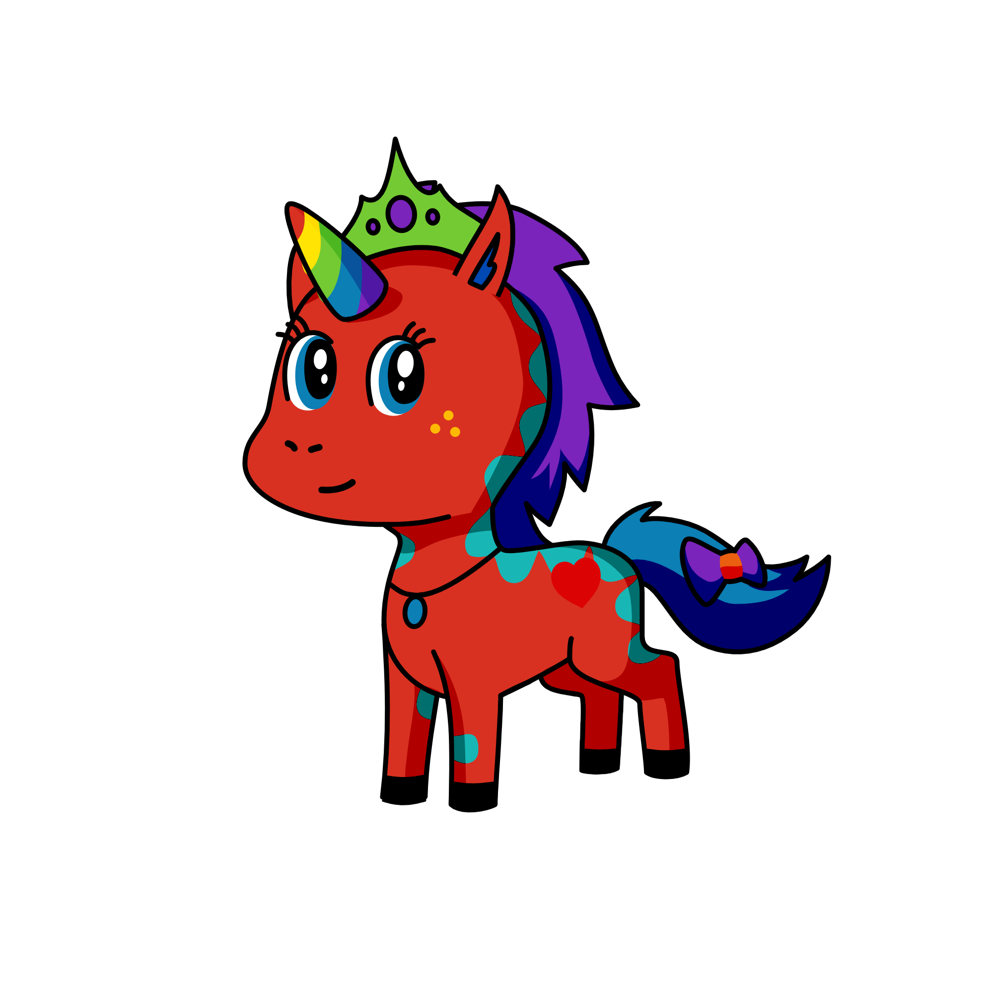 caca, the unicorn