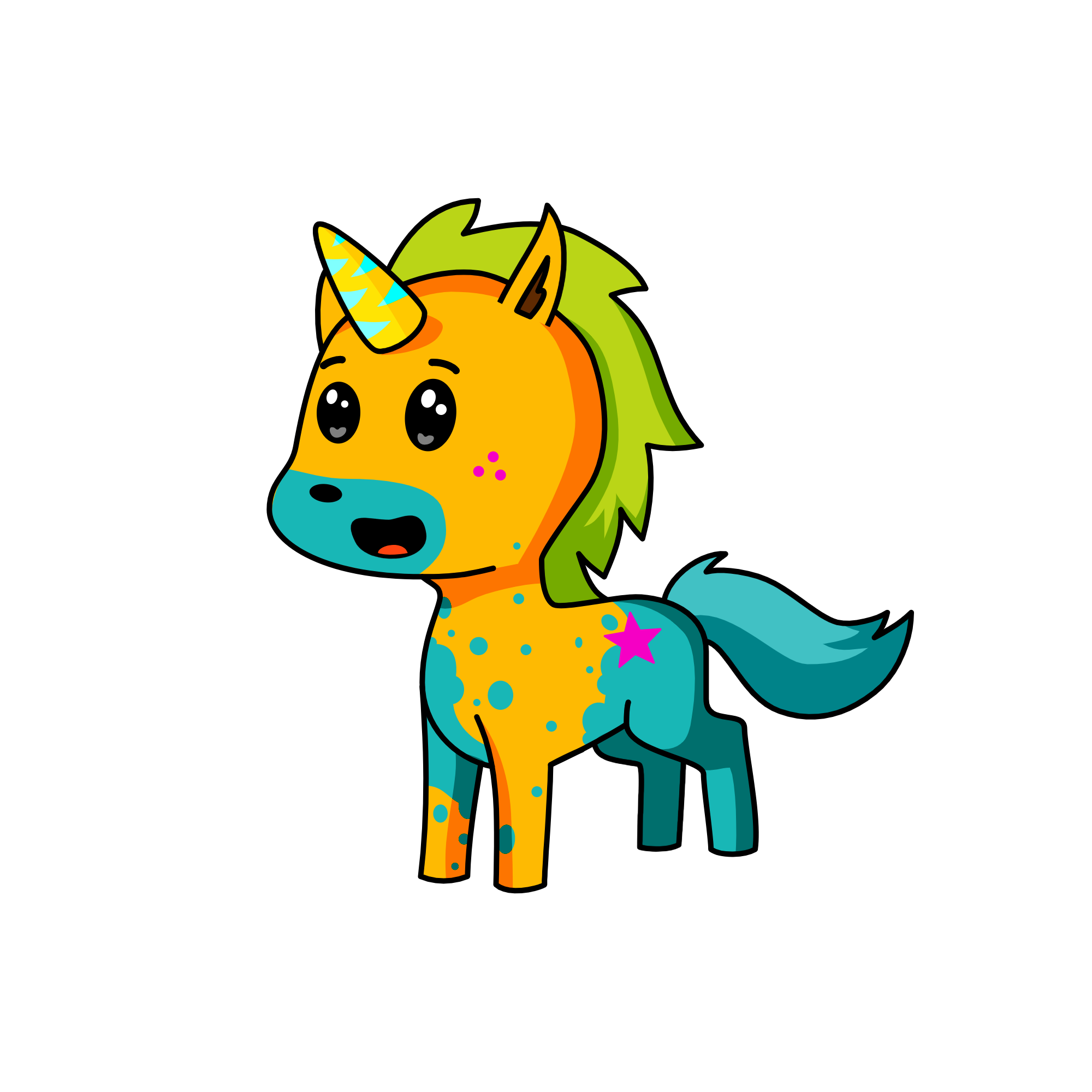 sun, the unicorn