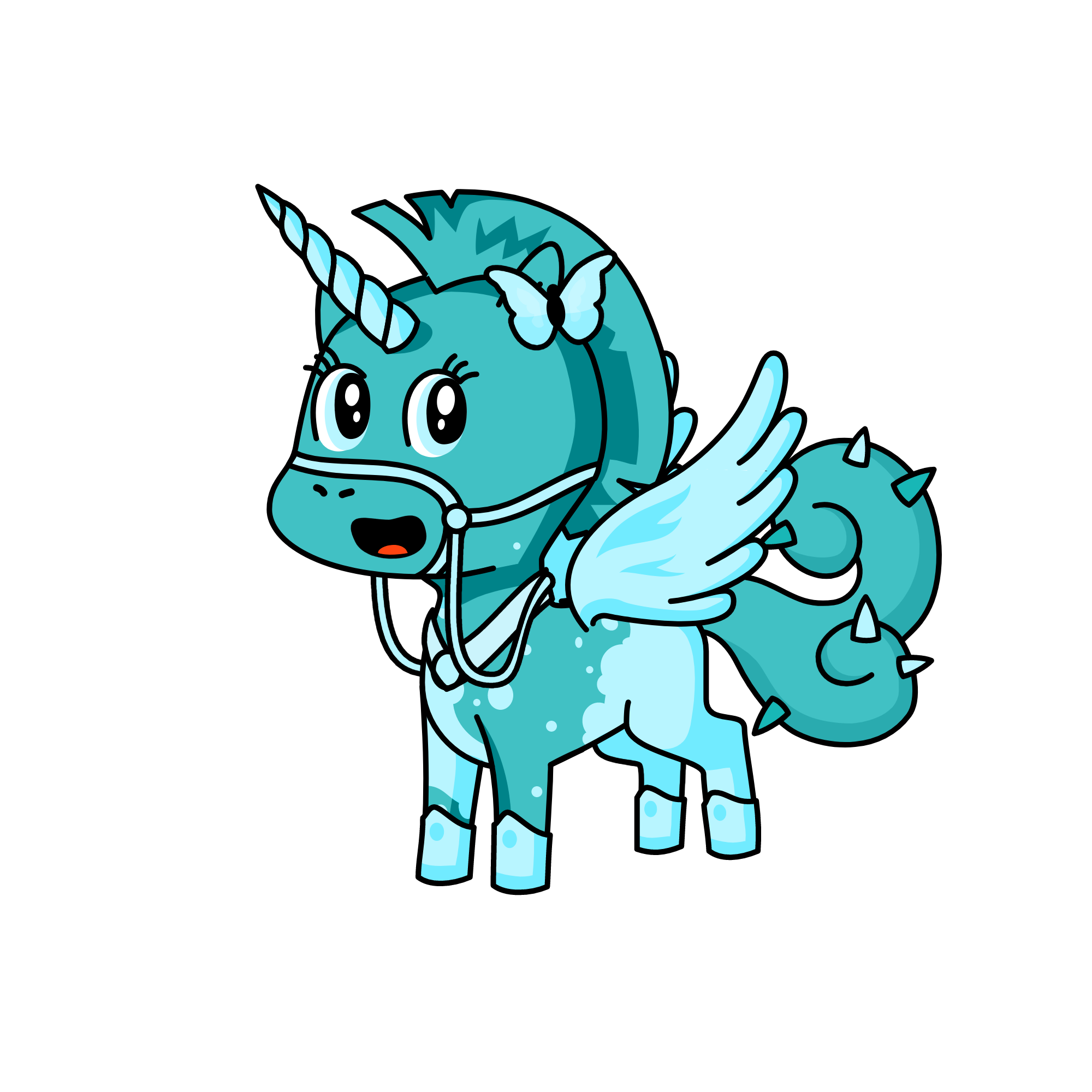 ICEY GURL, the unicorn