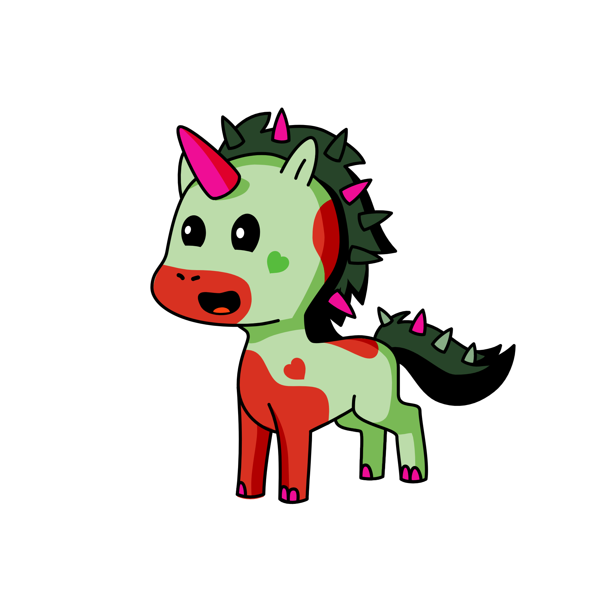 the devil of hell, the unicorn