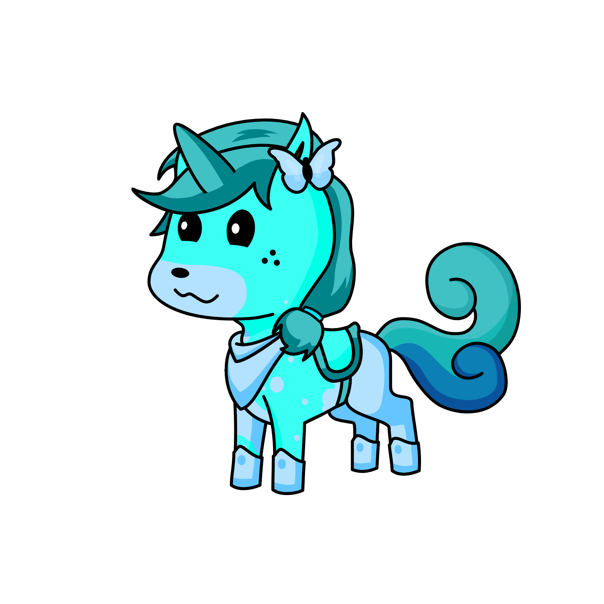 Snowa, the unicorn