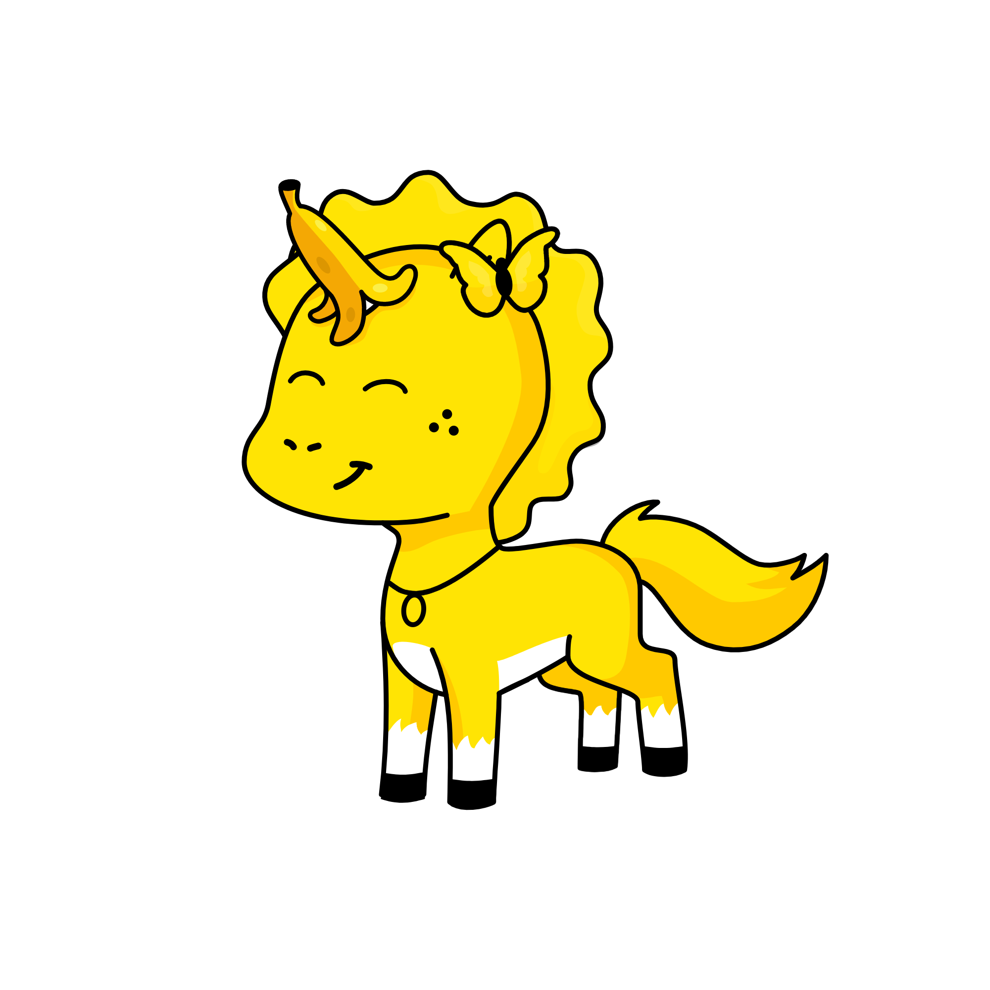 Banana, the unicorn