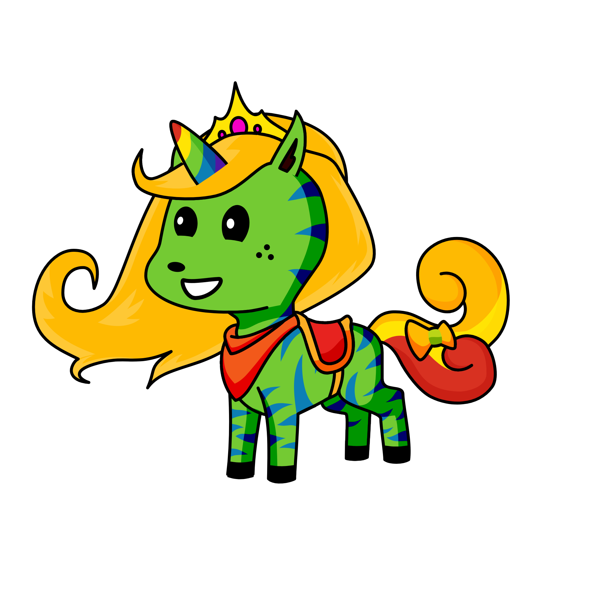 Princess Woodland, the unicorn