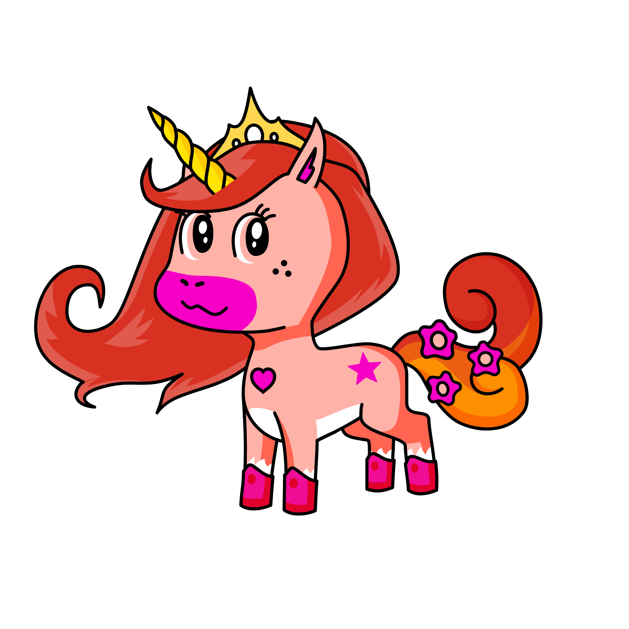 I is here, the unicorn