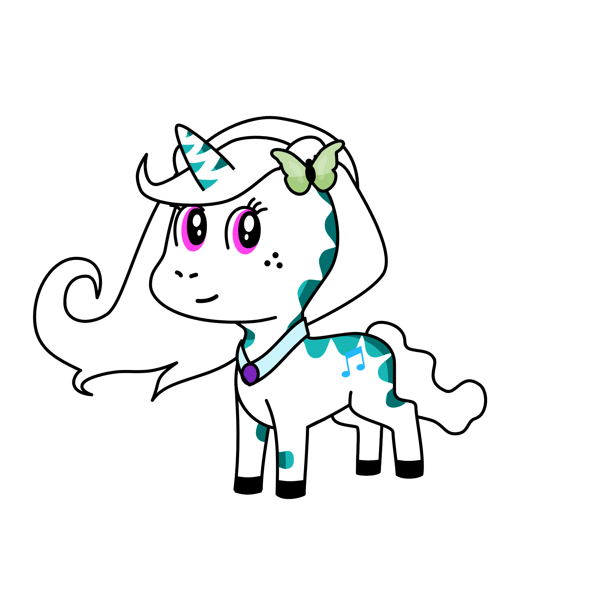 princess, the unicorn