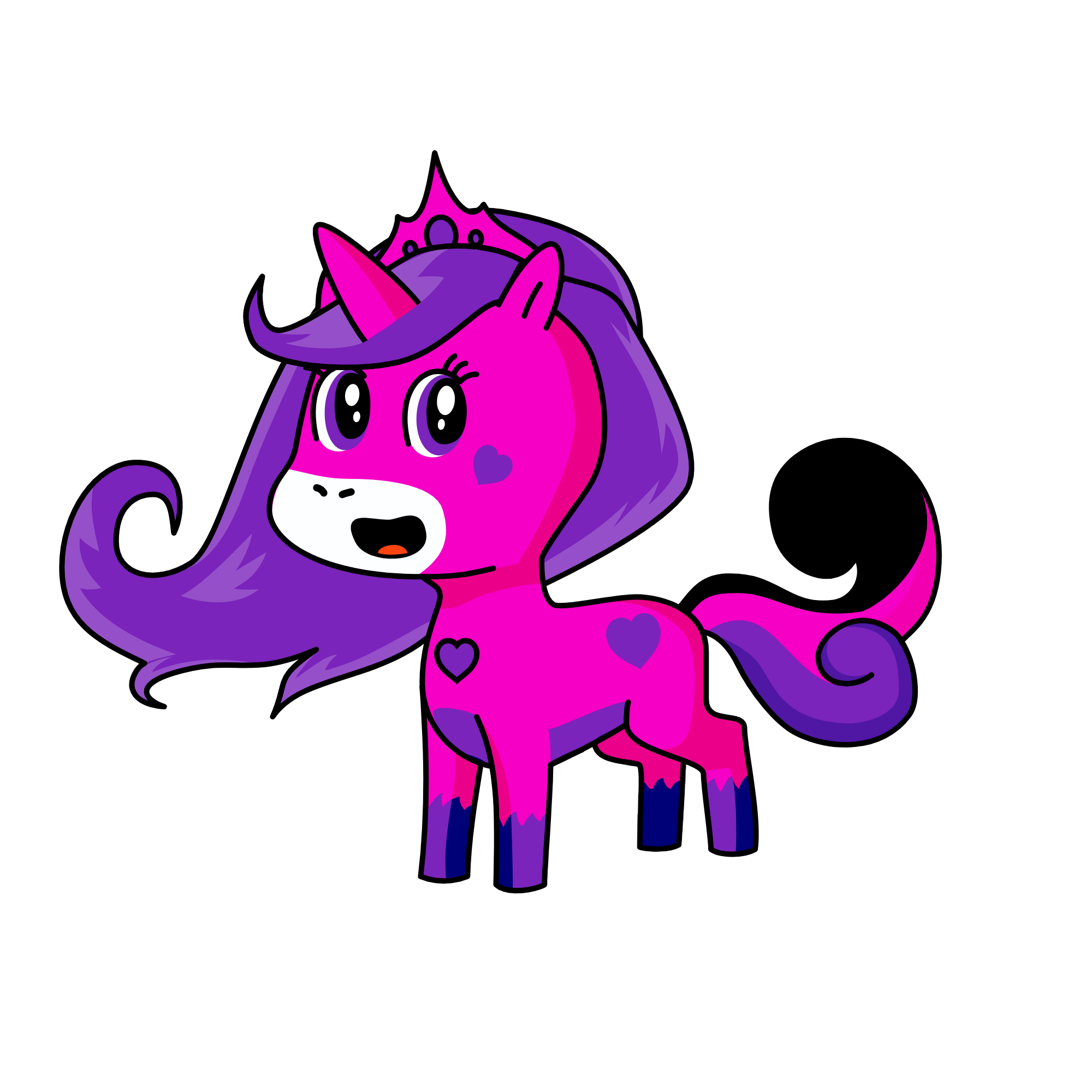 Leahash,sanna and unicorn twins, the unicorn